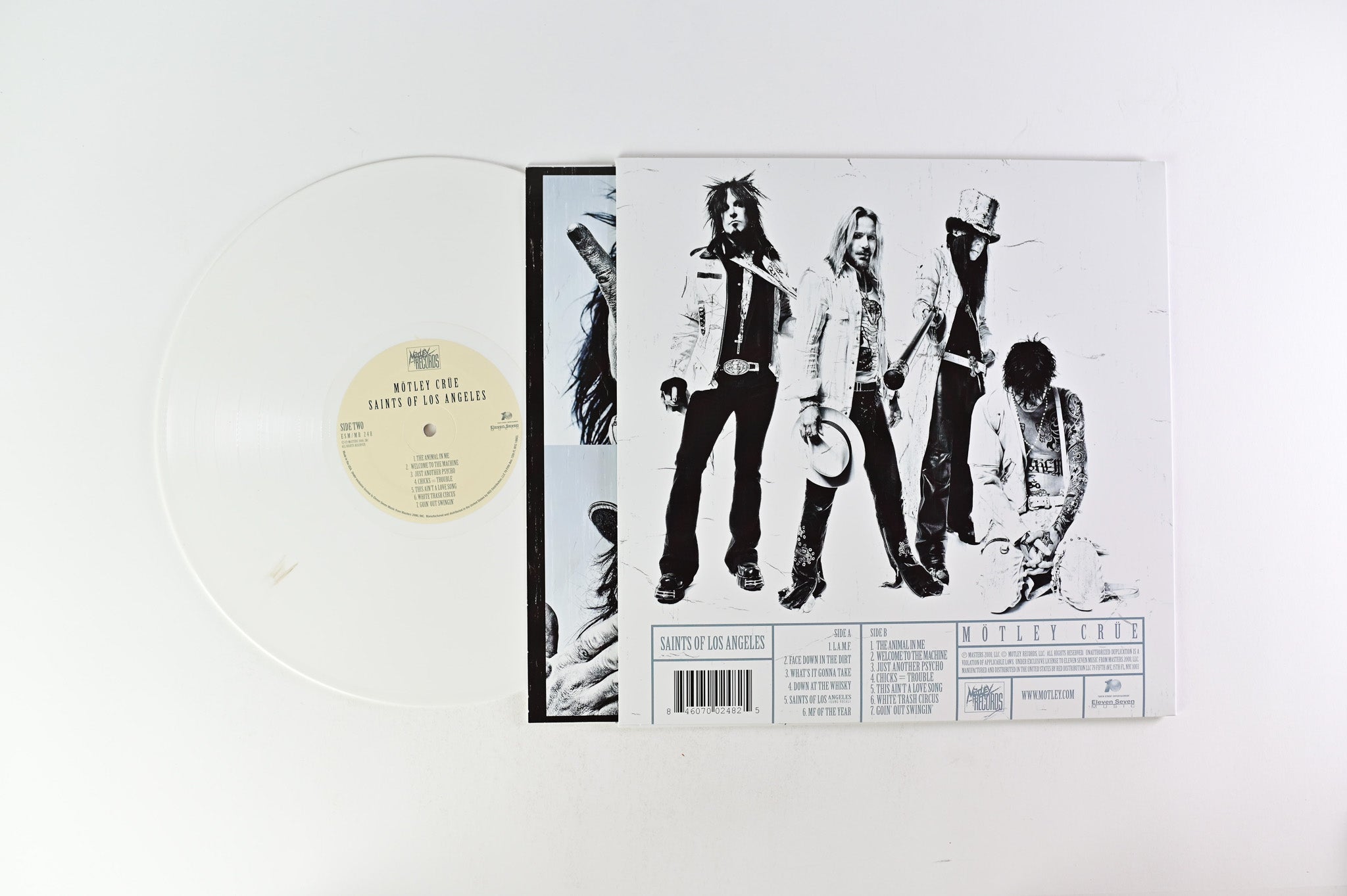 Mötley Crüe - Saints Of Los Angeles on Motley Records White Vinyl