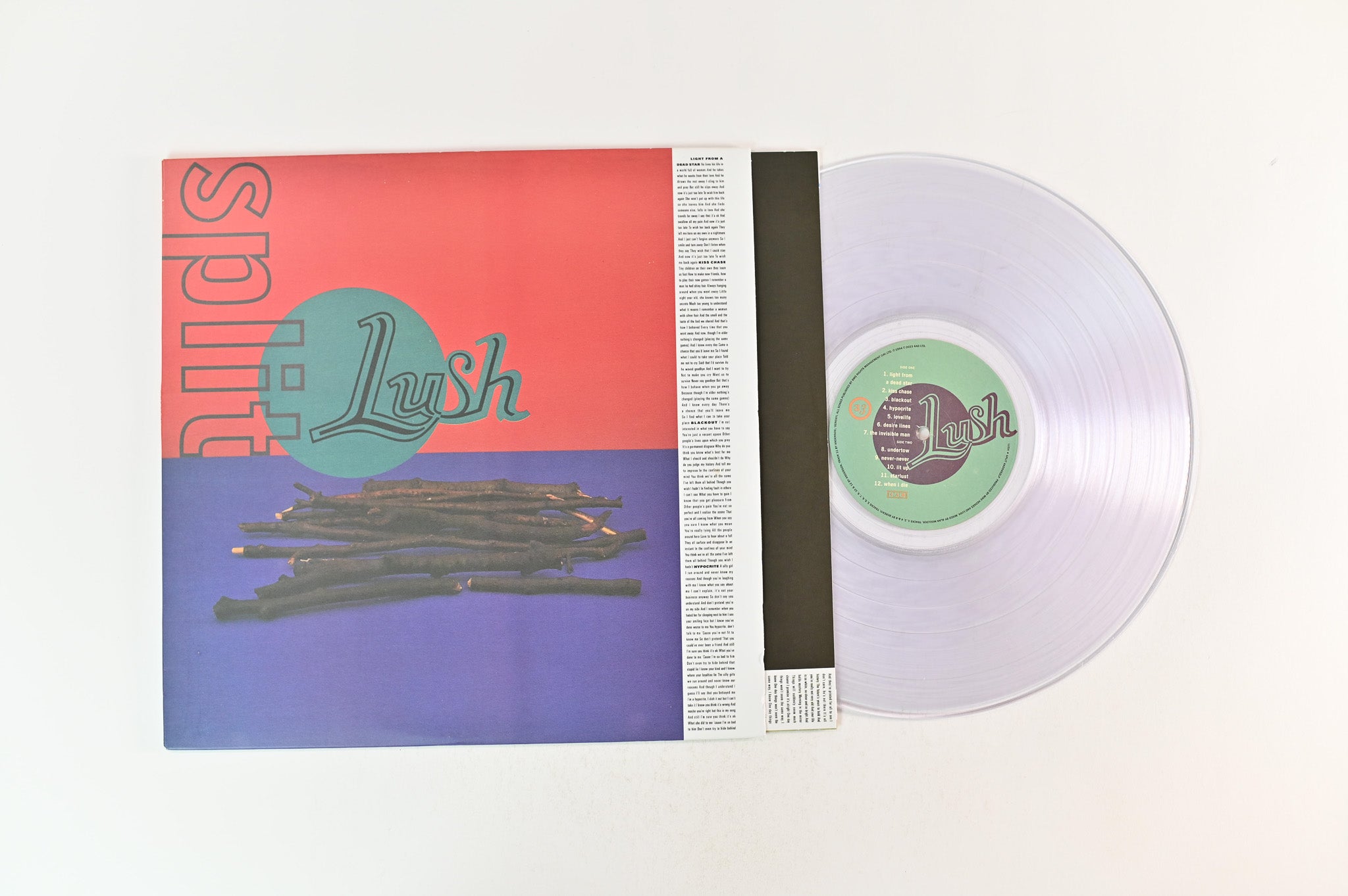 Lush - Split on 4AD - Clear Vinyl