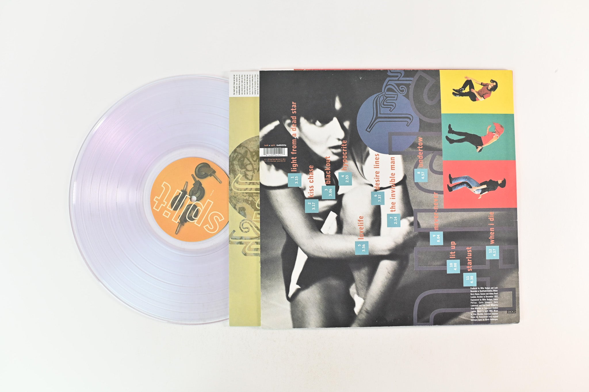 Lush - Split on 4AD - Clear Vinyl