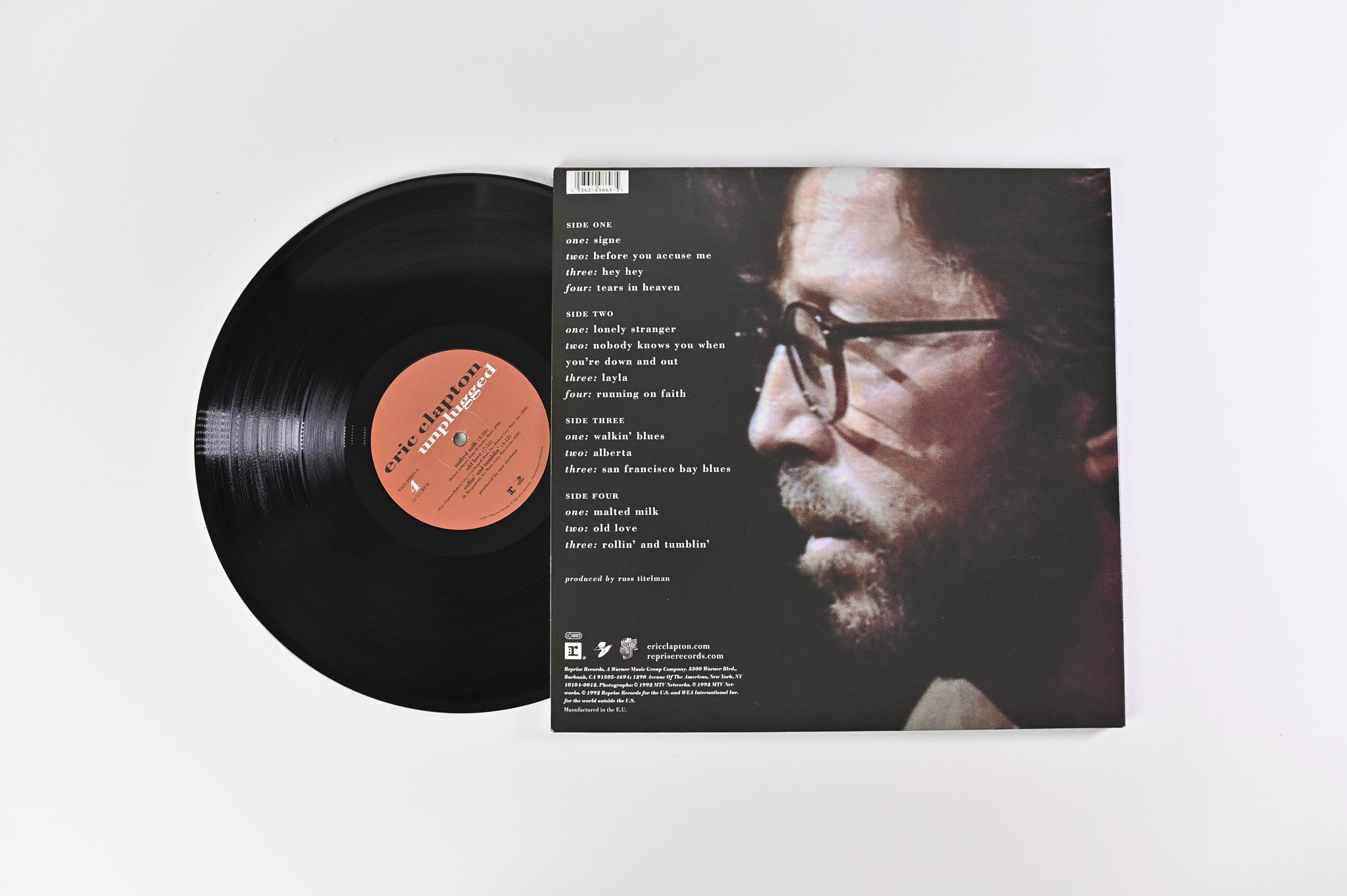 Eric Clapton - Unplugged on Reprise Duck 180 Gram Reissue