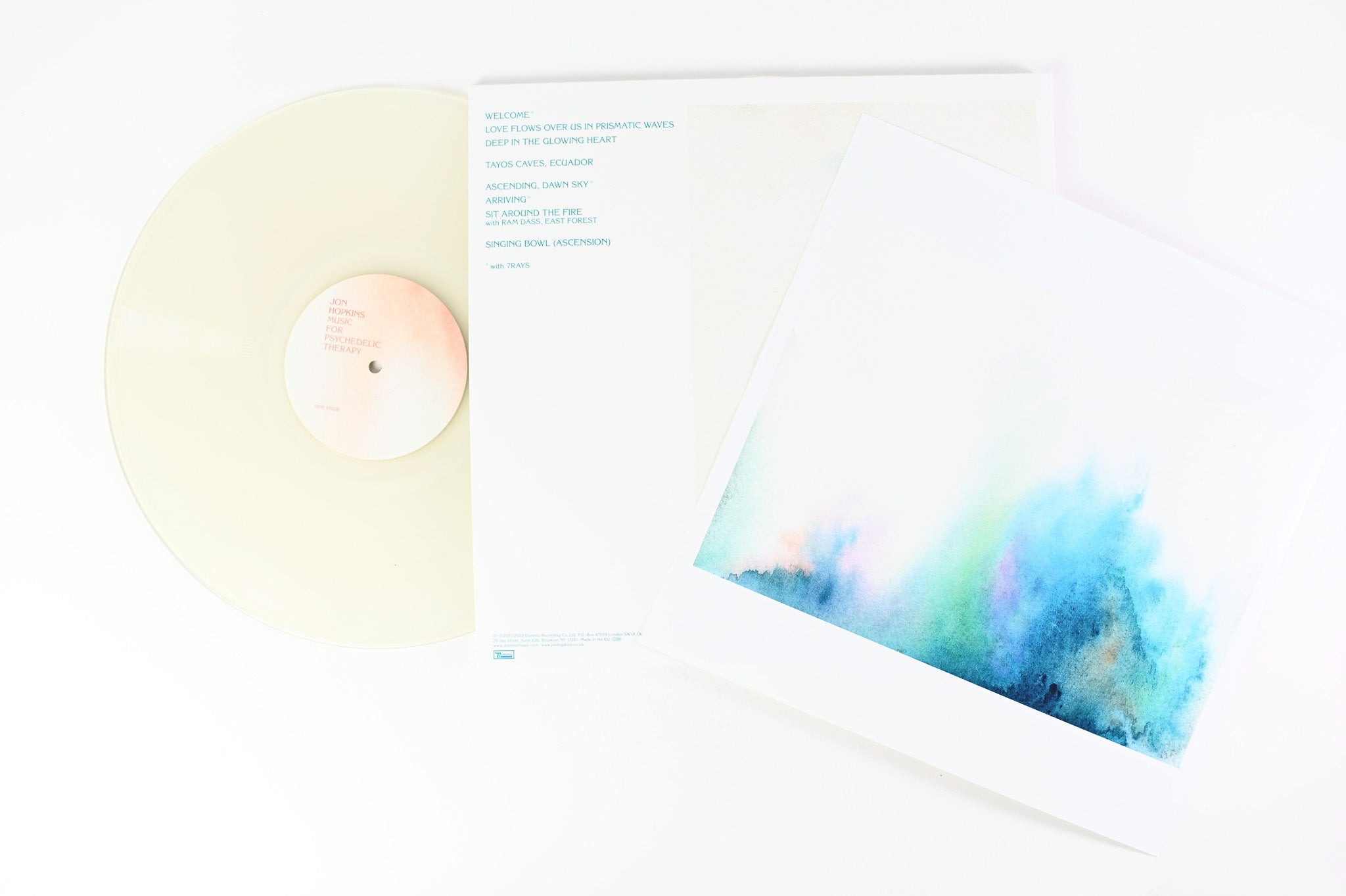 Jon Hopkins - Music For Psychedelic Therapy on Domino Ltd Clear & Black Vinyl