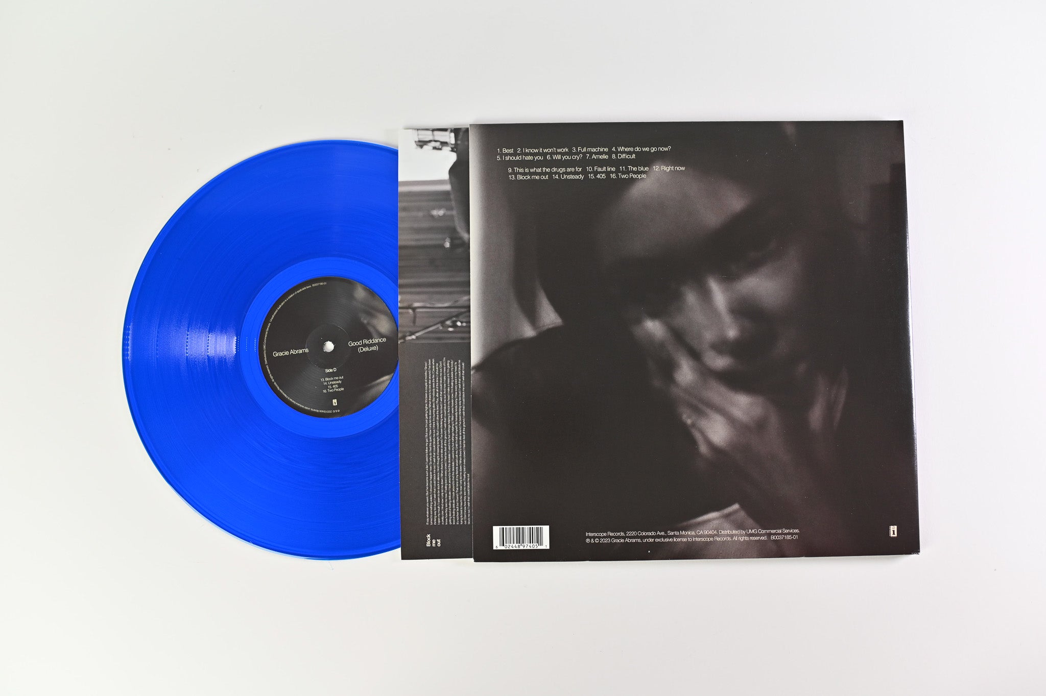 Gracie Abrams - Good Riddance on Interscope Ltd Blue Translucent With Signed Insert