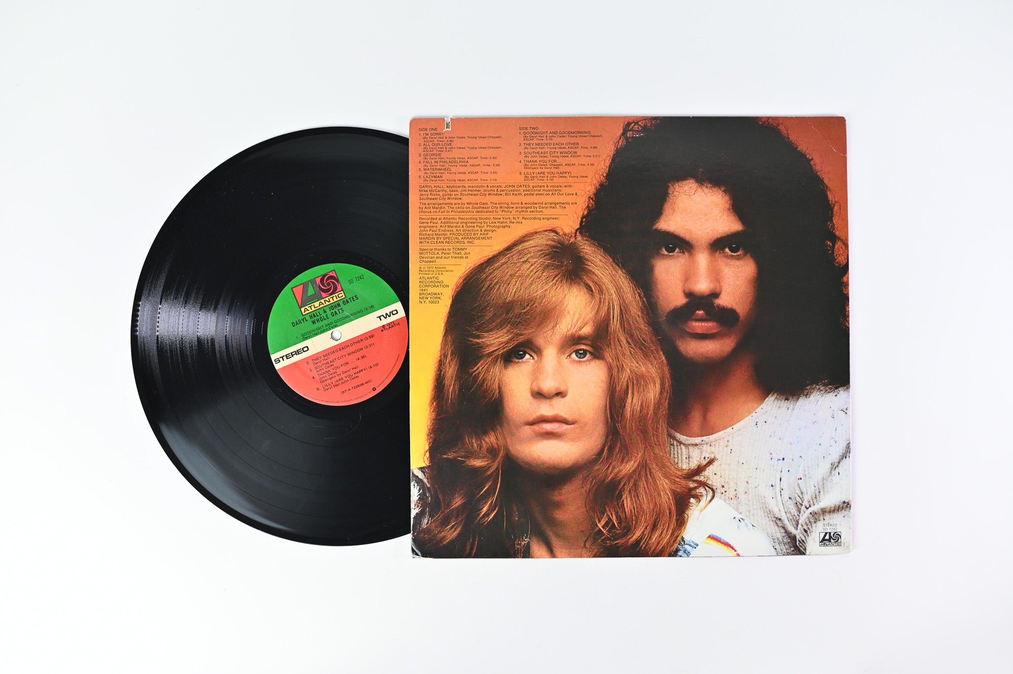 Daryl Hall & John Oates - Whole Oats on Atlantic Repress