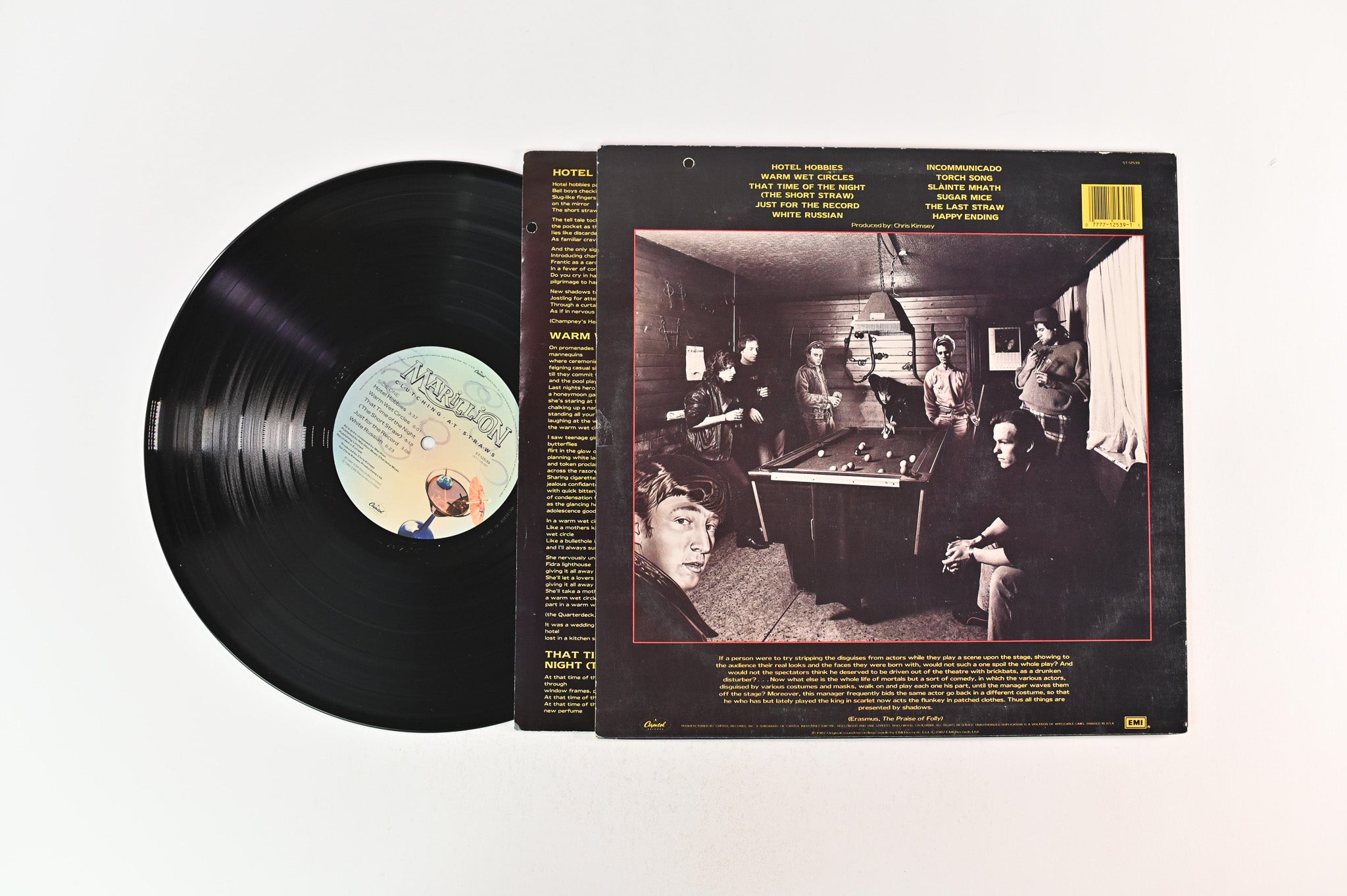 Marillion - Clutching At Straws on Capitol Records