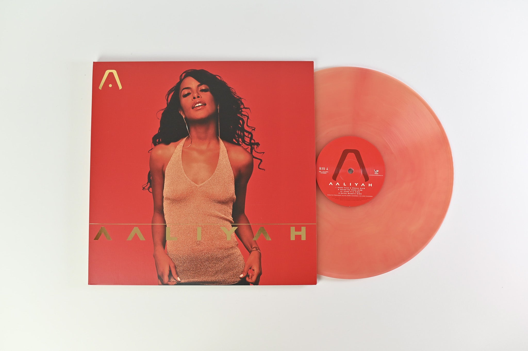Aaliyah - Aaliyah on Vinyl Me Please Red & Gold Galaxy Reissue