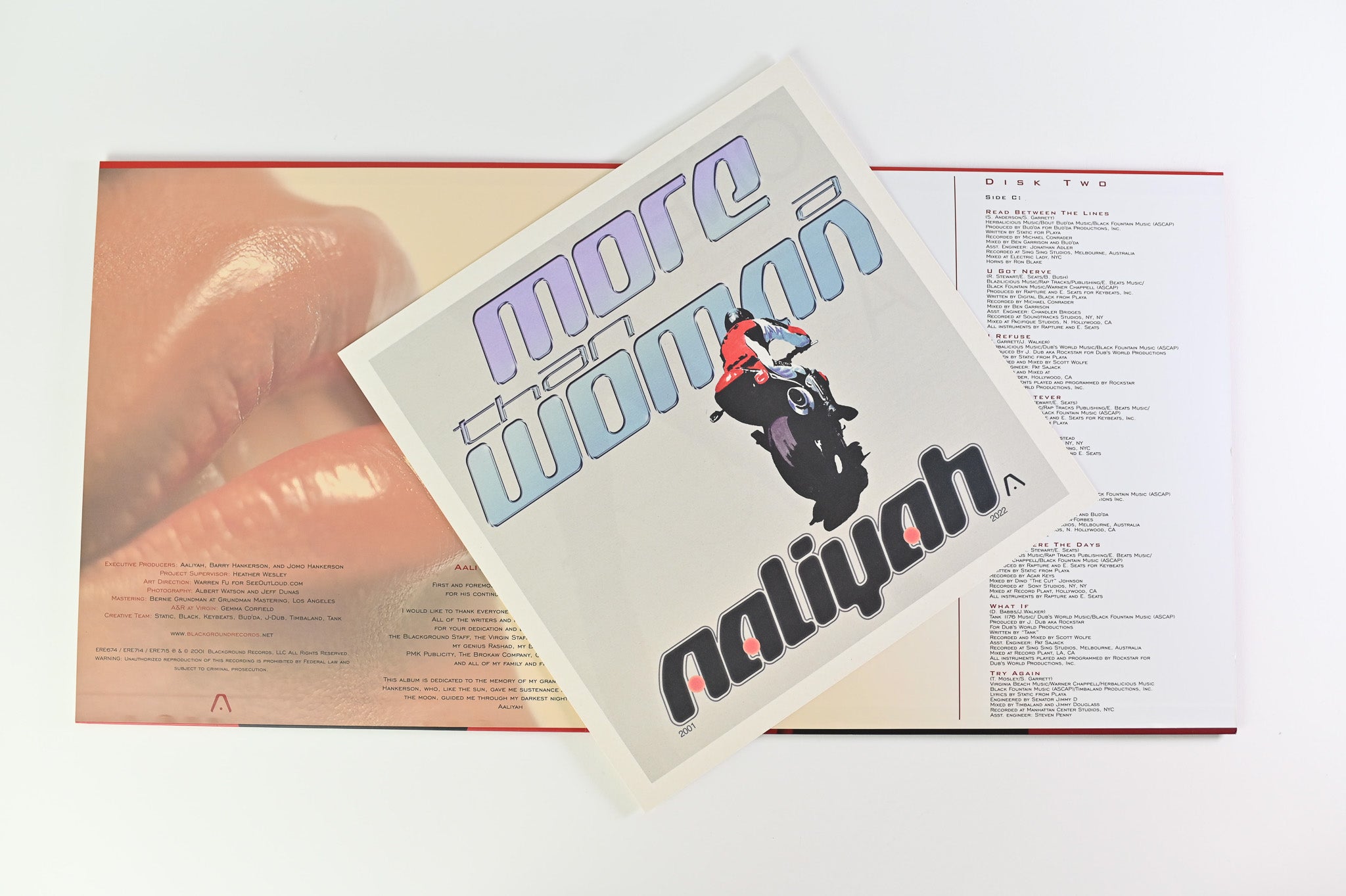 Aaliyah - Aaliyah on Vinyl Me Please Red & Gold Galaxy Reissue