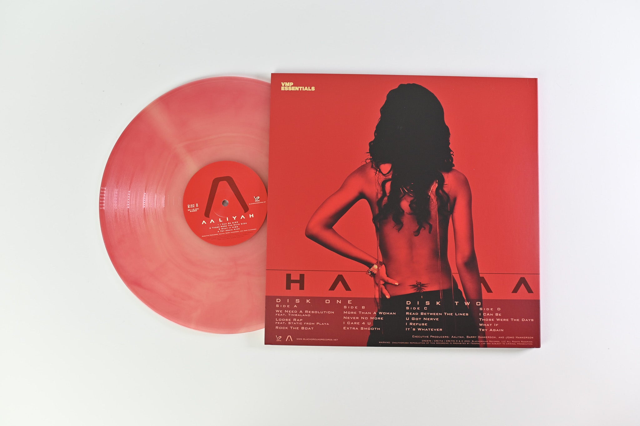 Aaliyah - Aaliyah on Vinyl Me Please Red & Gold Galaxy Reissue