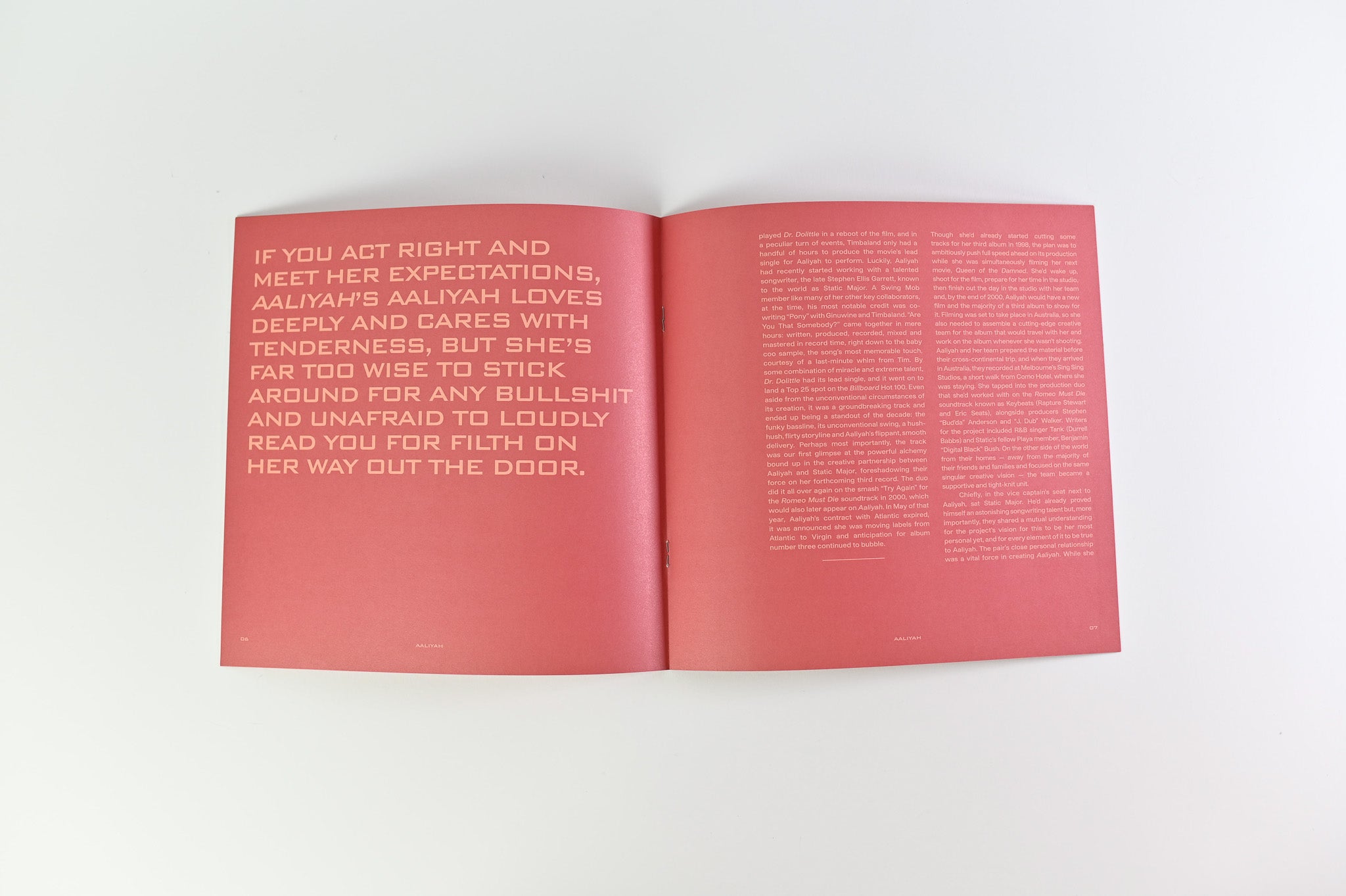 Aaliyah - Aaliyah on Vinyl Me Please Red & Gold Galaxy Reissue