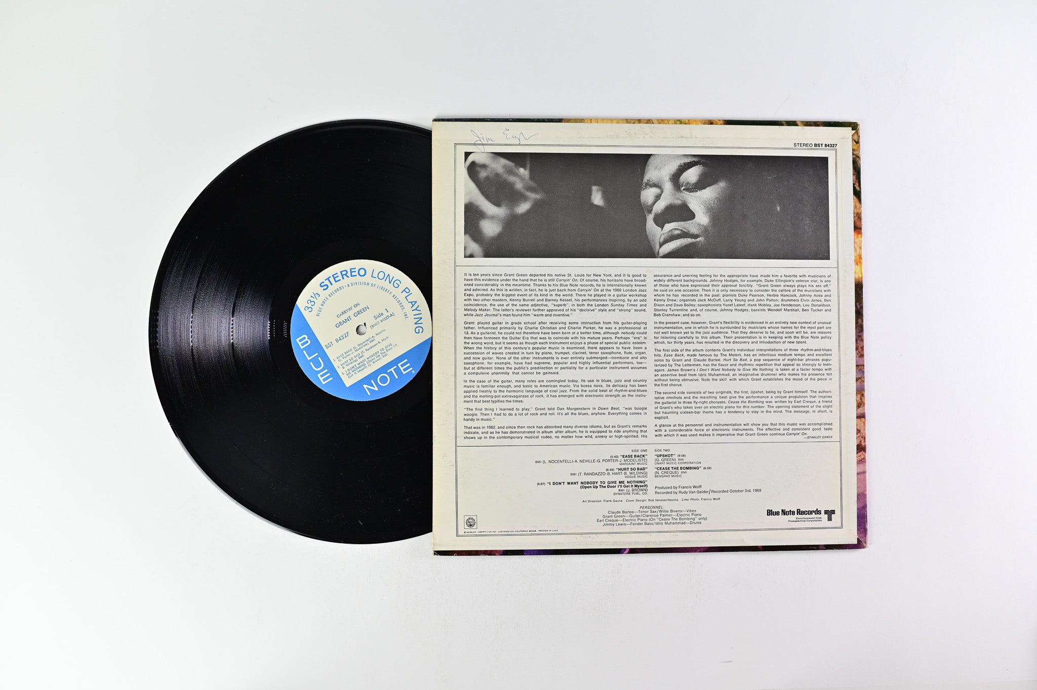 Grant Green - Carryin' On on Blue Note Liberty Labels BST 84237