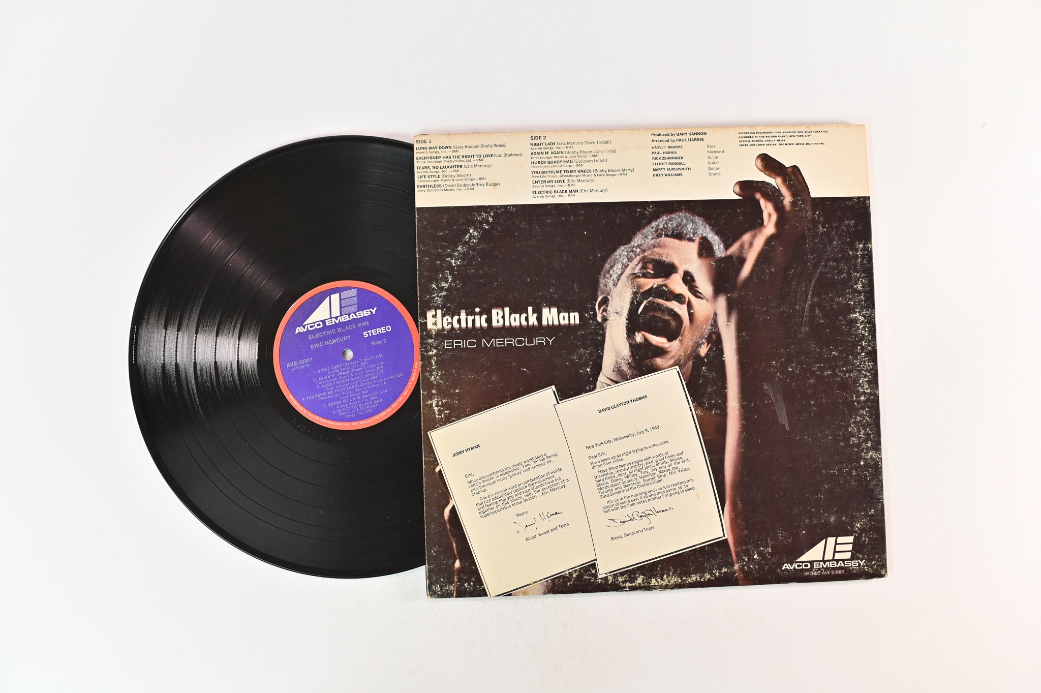 Eric Mercury - Electric Black Man on AVCO Embassy