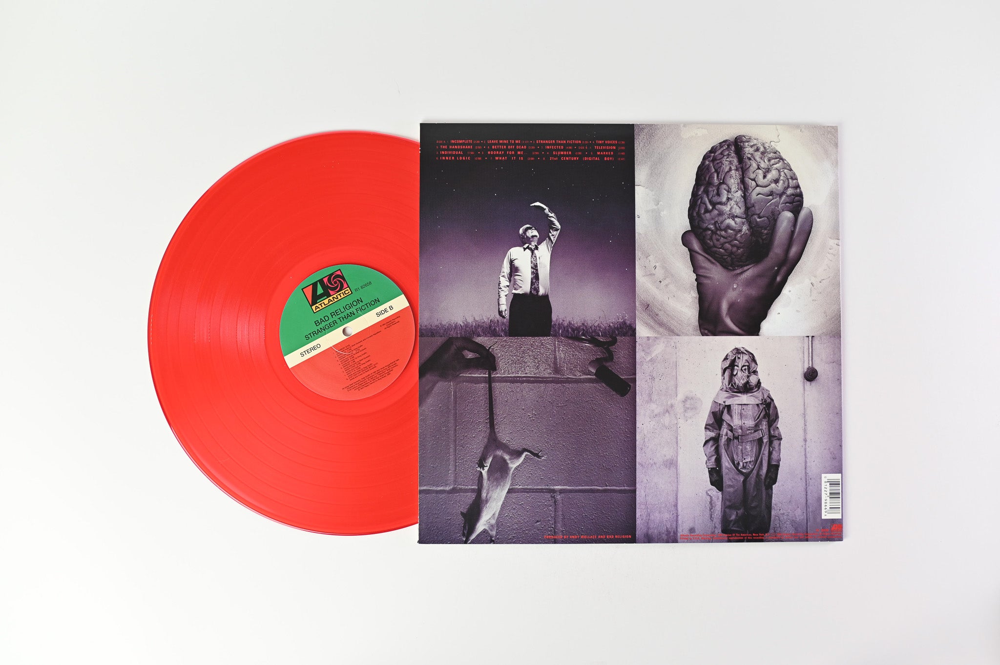 Bad Religion - Stranger Than Fiction on Atlantic Red Clear Reissue