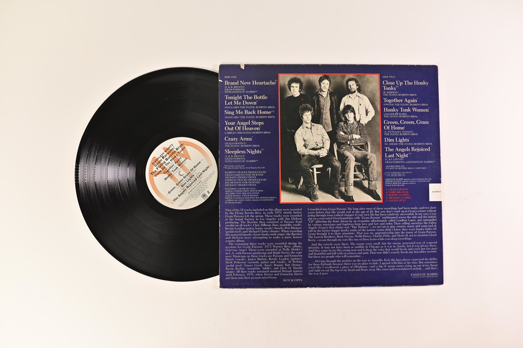 Gram Parsons - Sleepless Nights on A&M