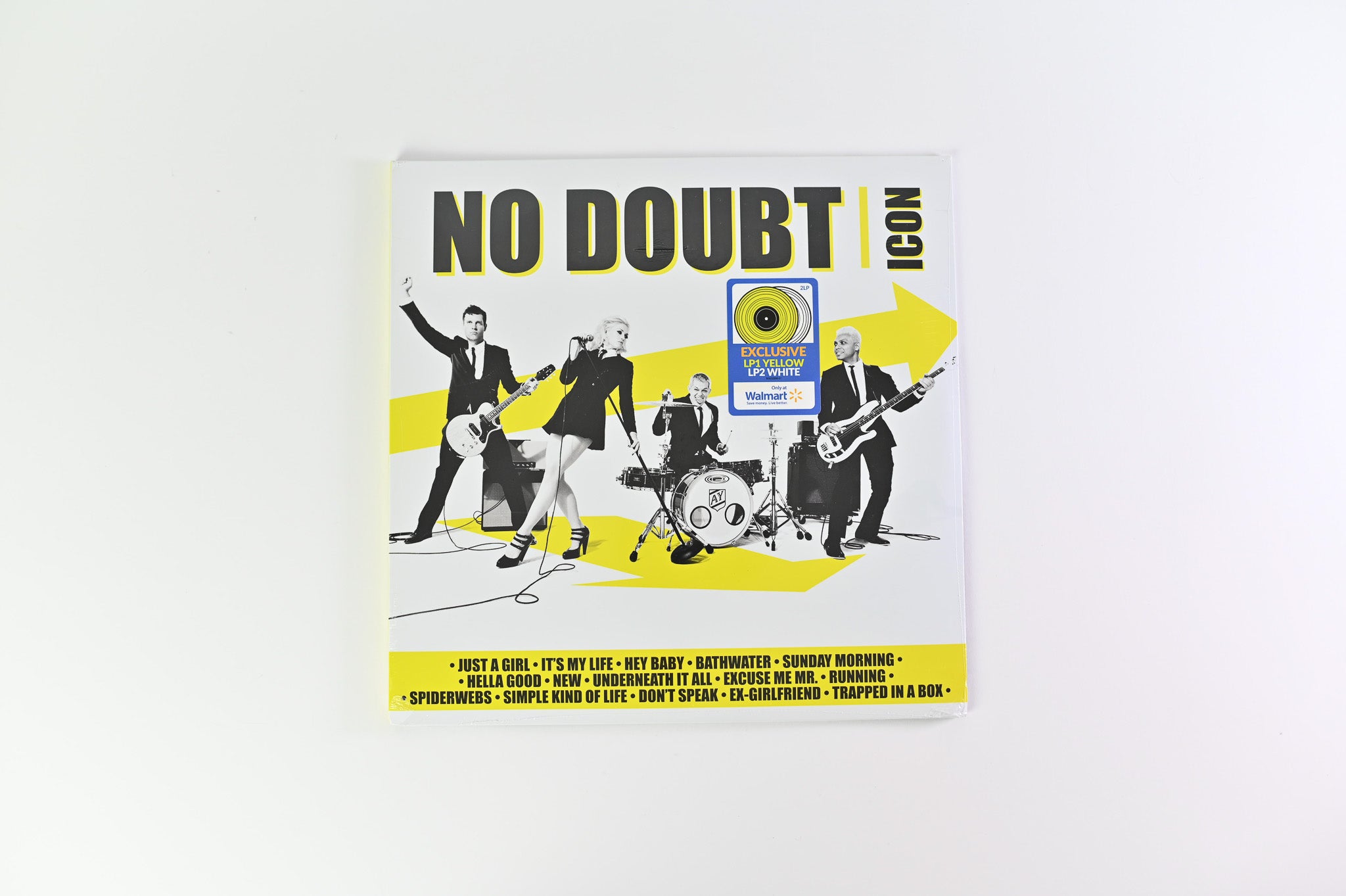 No Doubt - Icon on Interscope Yellow / White Vinyl Reissue Sealed