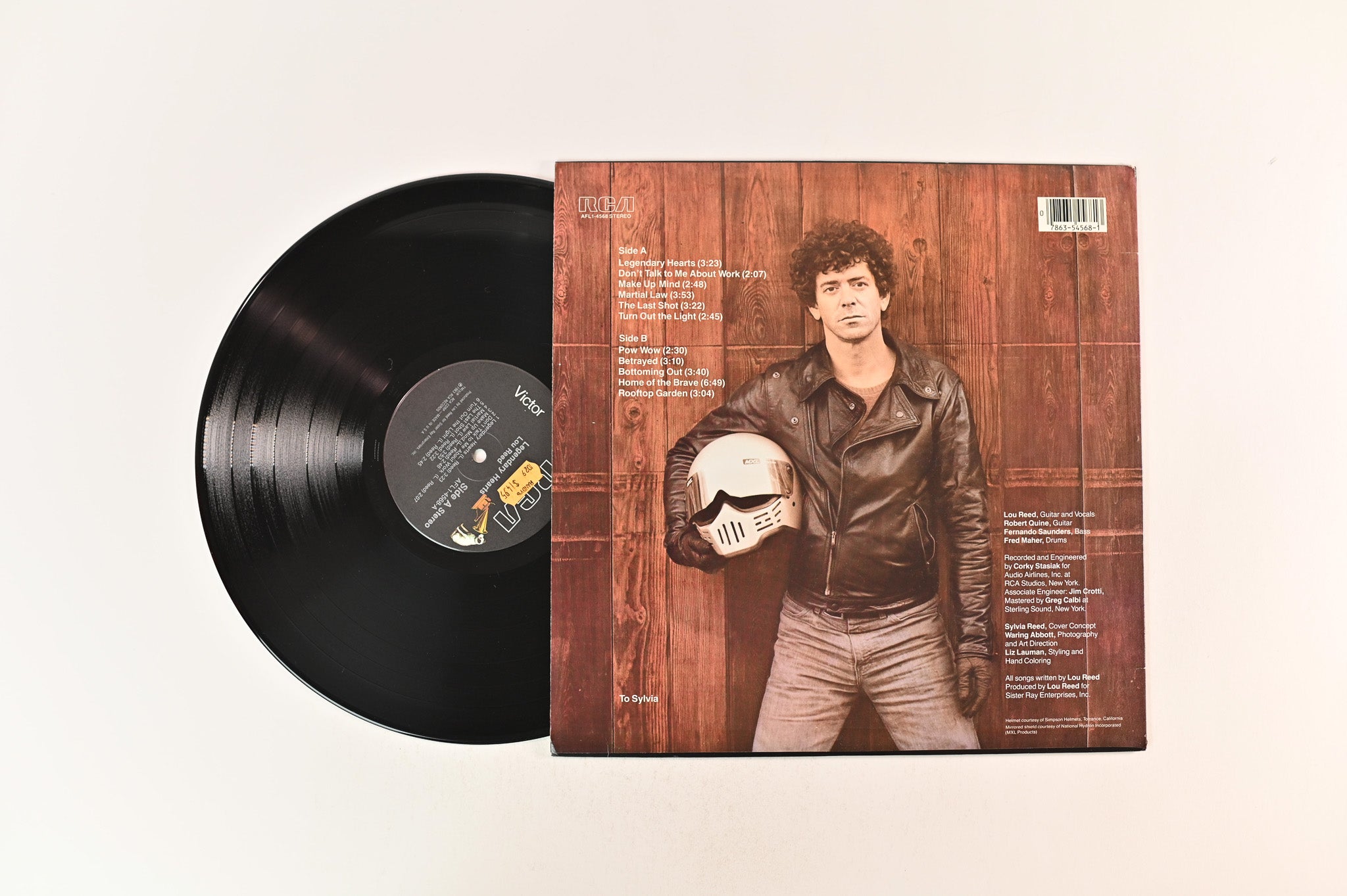 Lou Reed - Legendary Hearts on RCA Victor