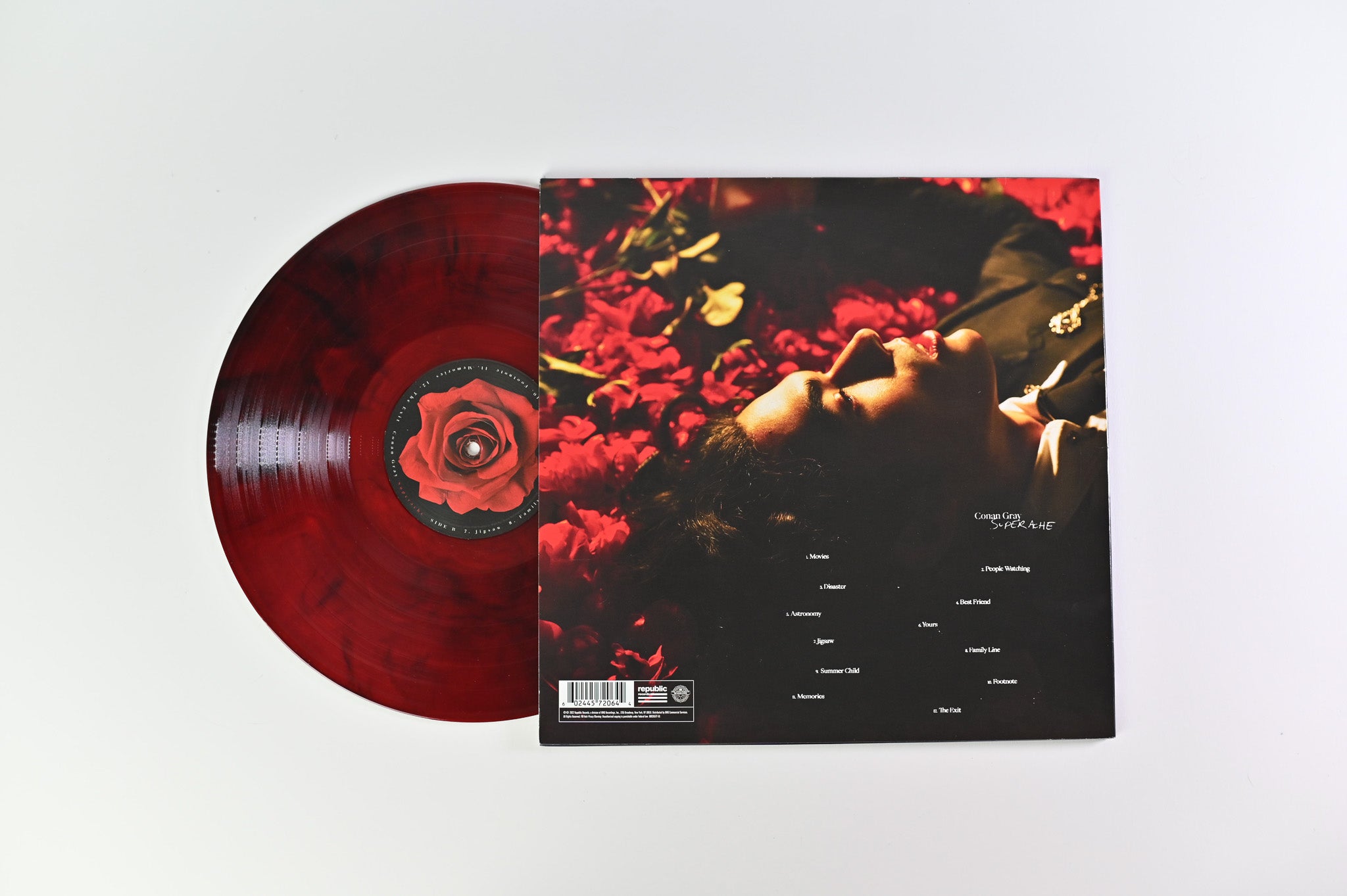 Conan Gray - Superache on Republic Ltd Red & Black Marbled