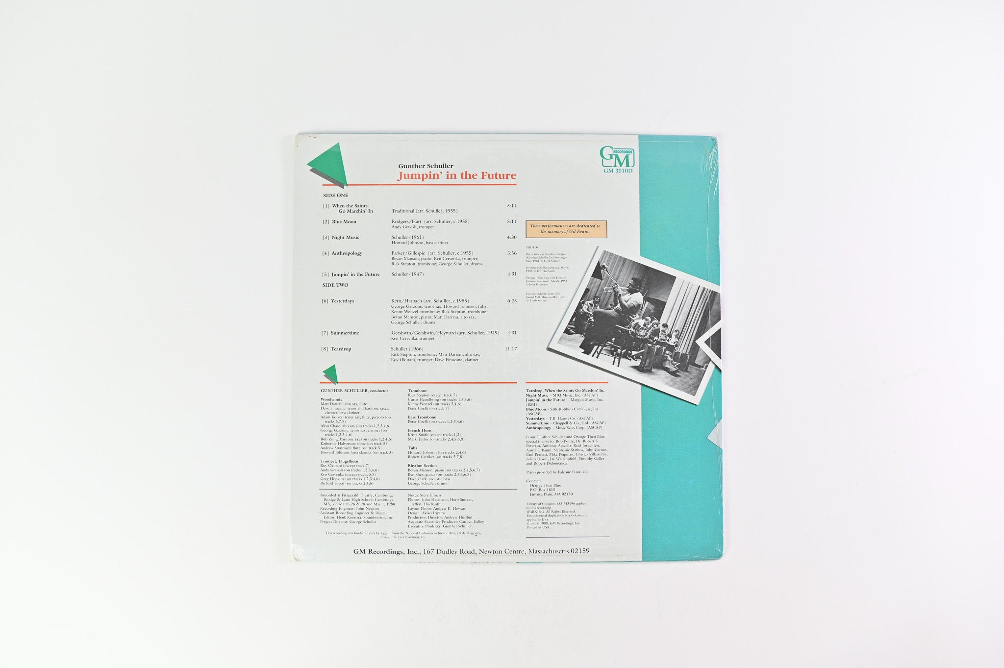 Gunther Schuller - Jumpin' In The Future on GM Recordings Sealed