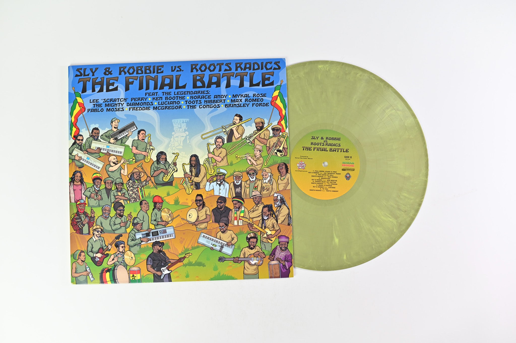 Sly & Robbie - The Final Battle on Controlled Substance Sound Labs RSD 2021 Ltd Green Marbled