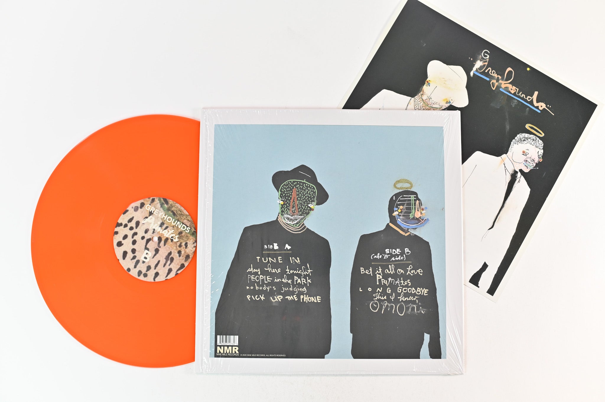 Greyhounds - Primates on Nine Mile Records - Orange Vinyl