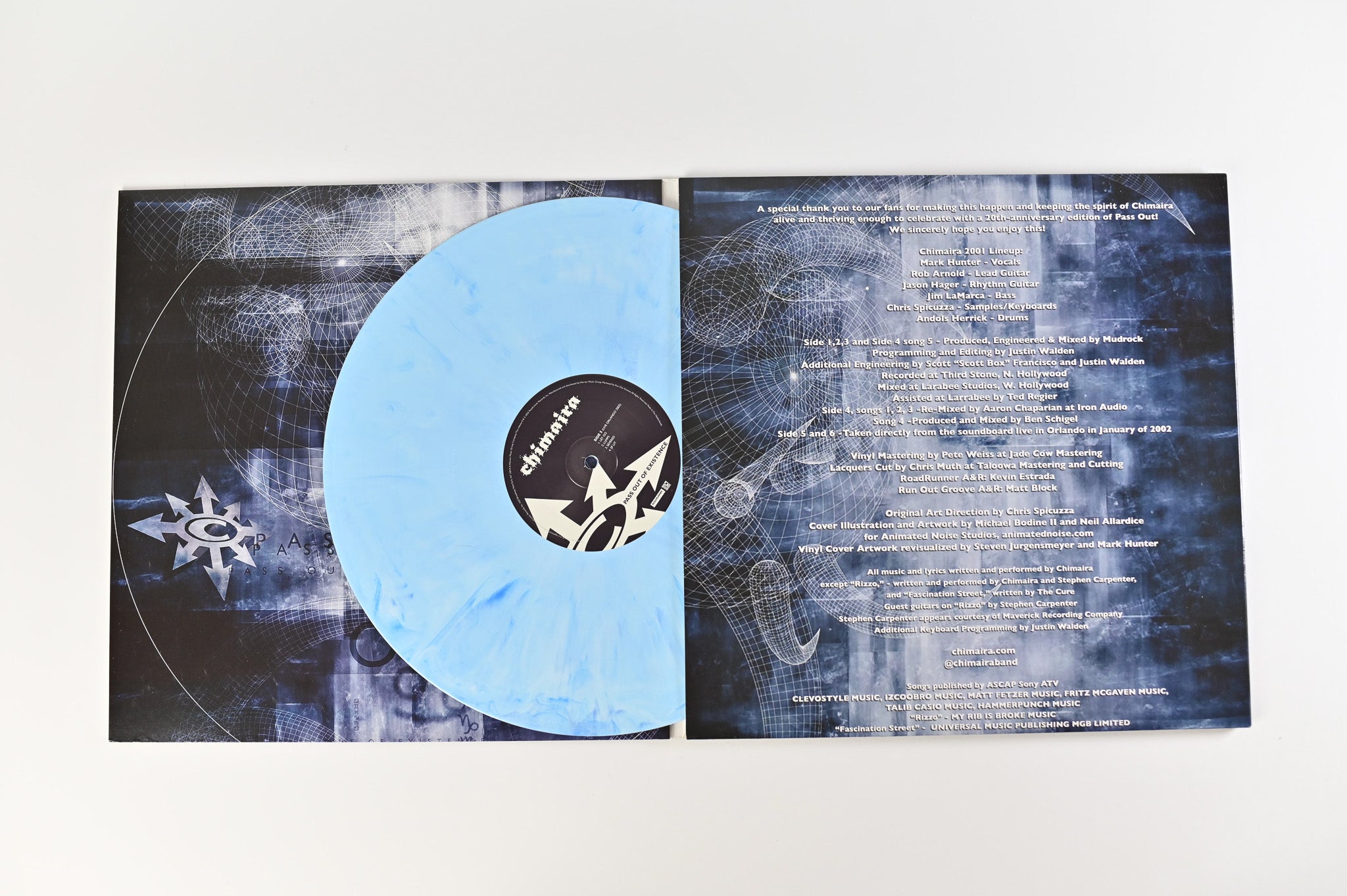 Chimaira - Pass Out Of Existence on Roadrunner Ltd Numbered Colored Vinyl