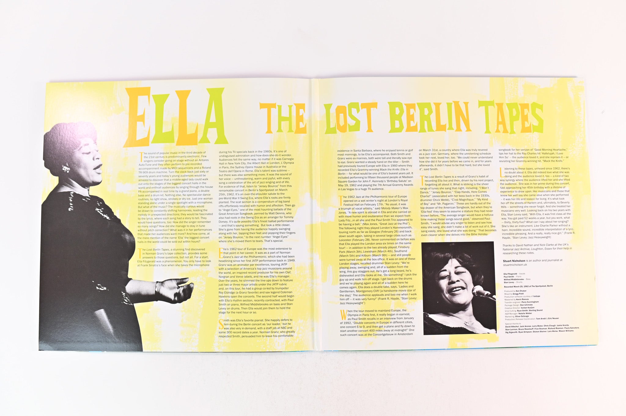 Ella Fitzgerald - The Lost Berlin Tapes on Verve Records