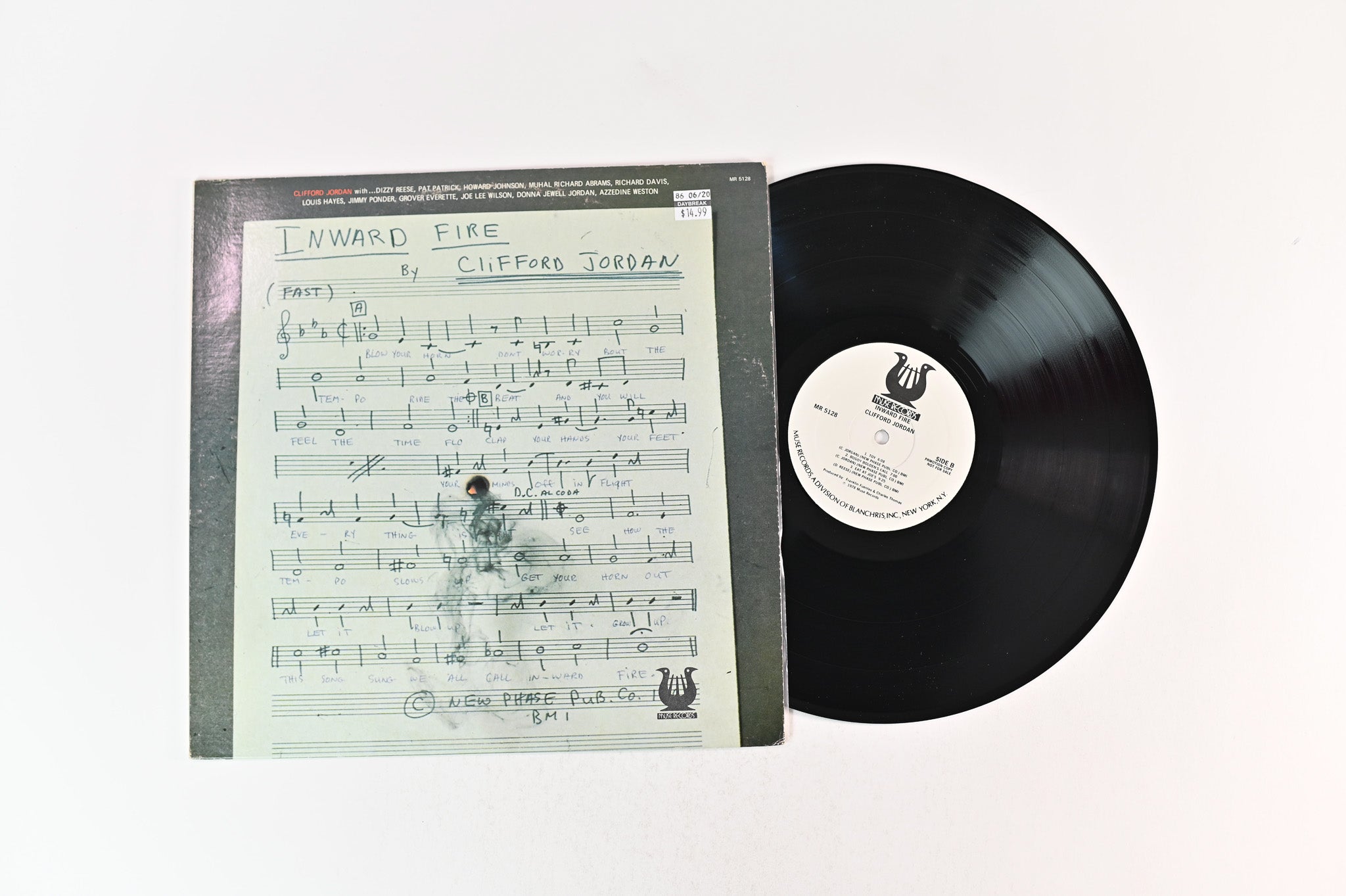 Clifford Jordan - Inward Fire on Muse Records - Promo