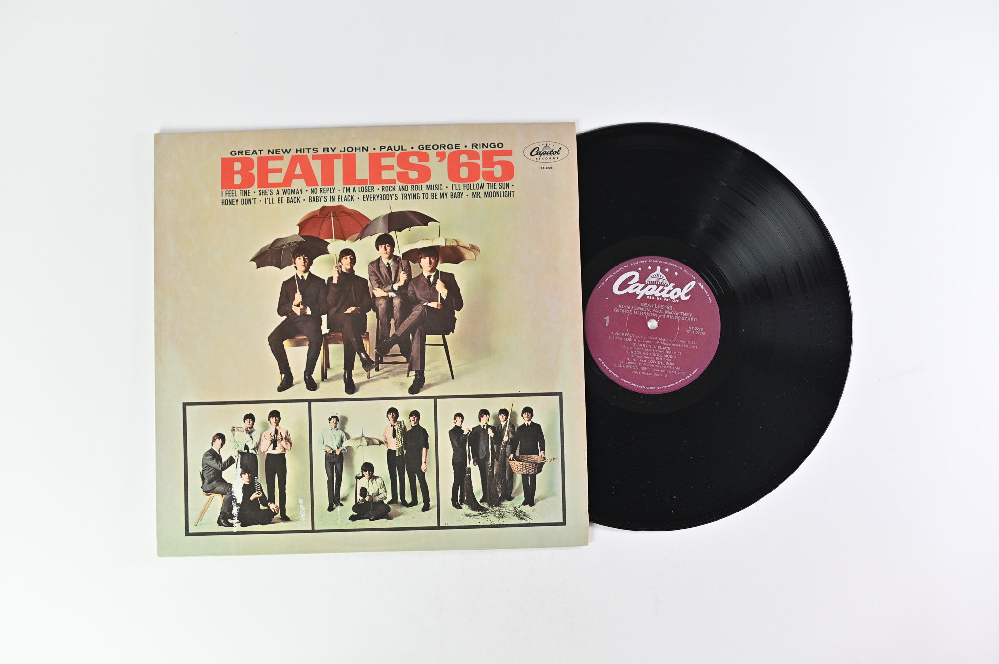 The Beatles - Beatles '65 on Capitol 1988 Purple Label Reissue