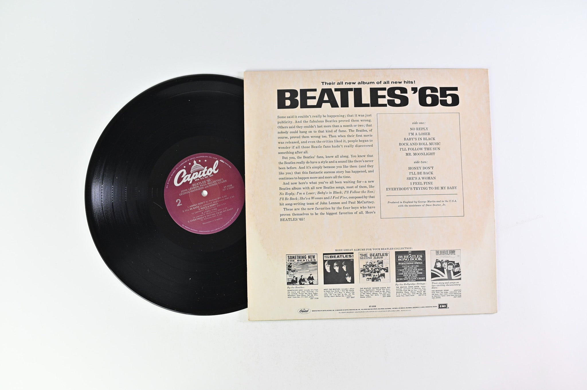 The Beatles - Beatles '65 on Capitol 1988 Purple Label Reissue