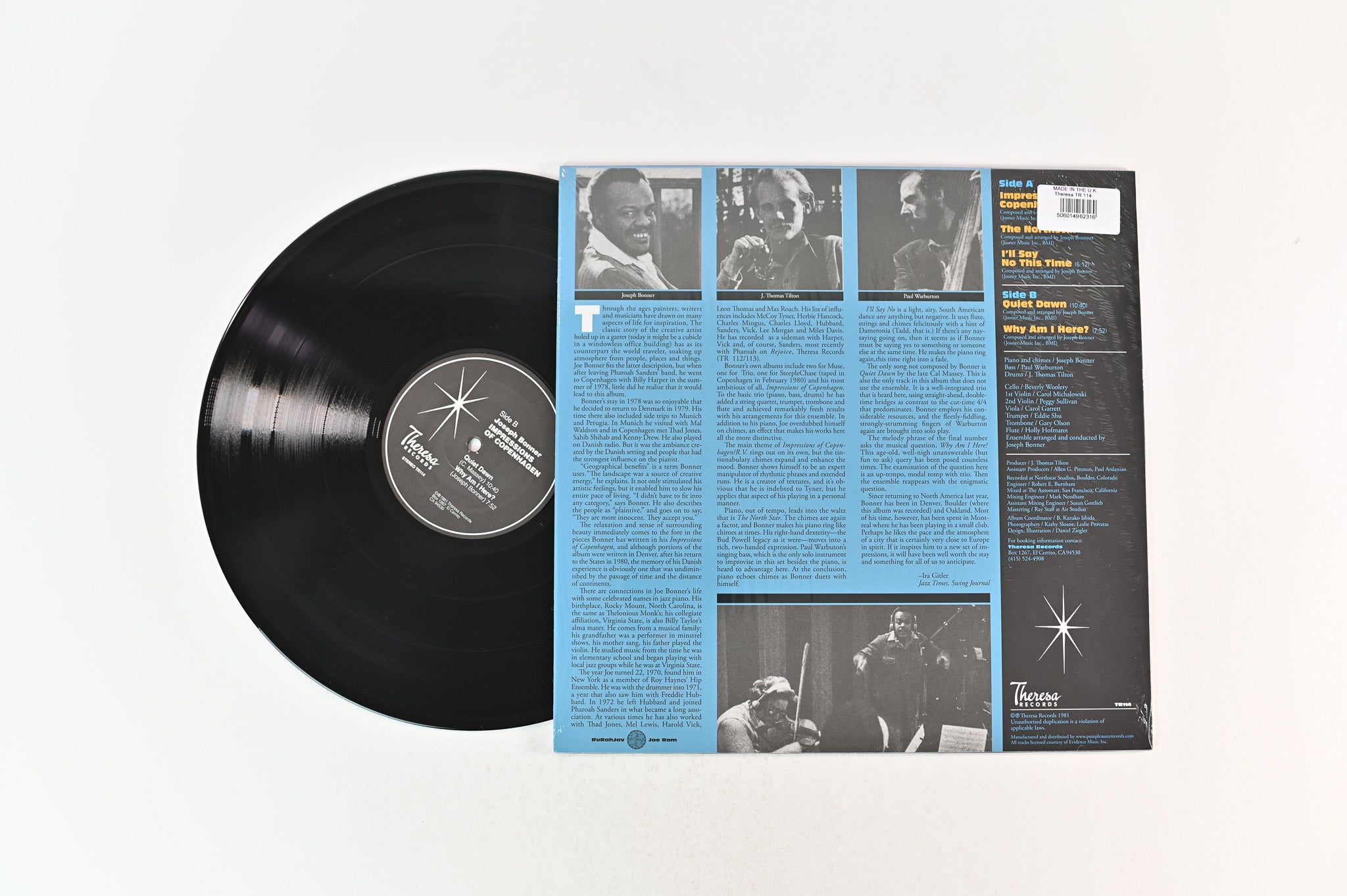 Joe Bonner - Impressions Of Copenhagen on Theresa Records