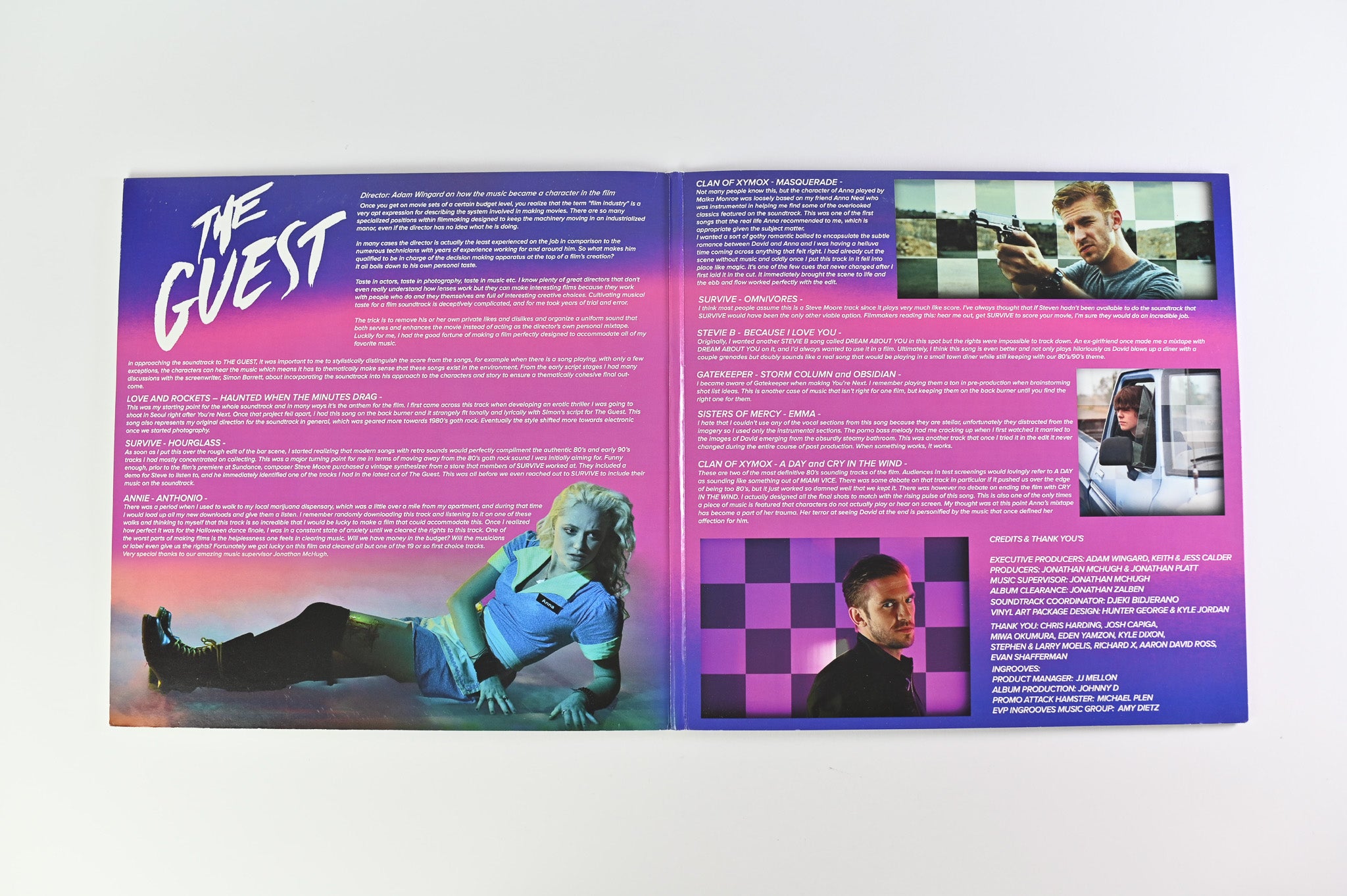 Various - The Guest (Original Motion Picture Soundtrack) on J-2 Music RSD 2016 Ltd Numbered Fuchsia