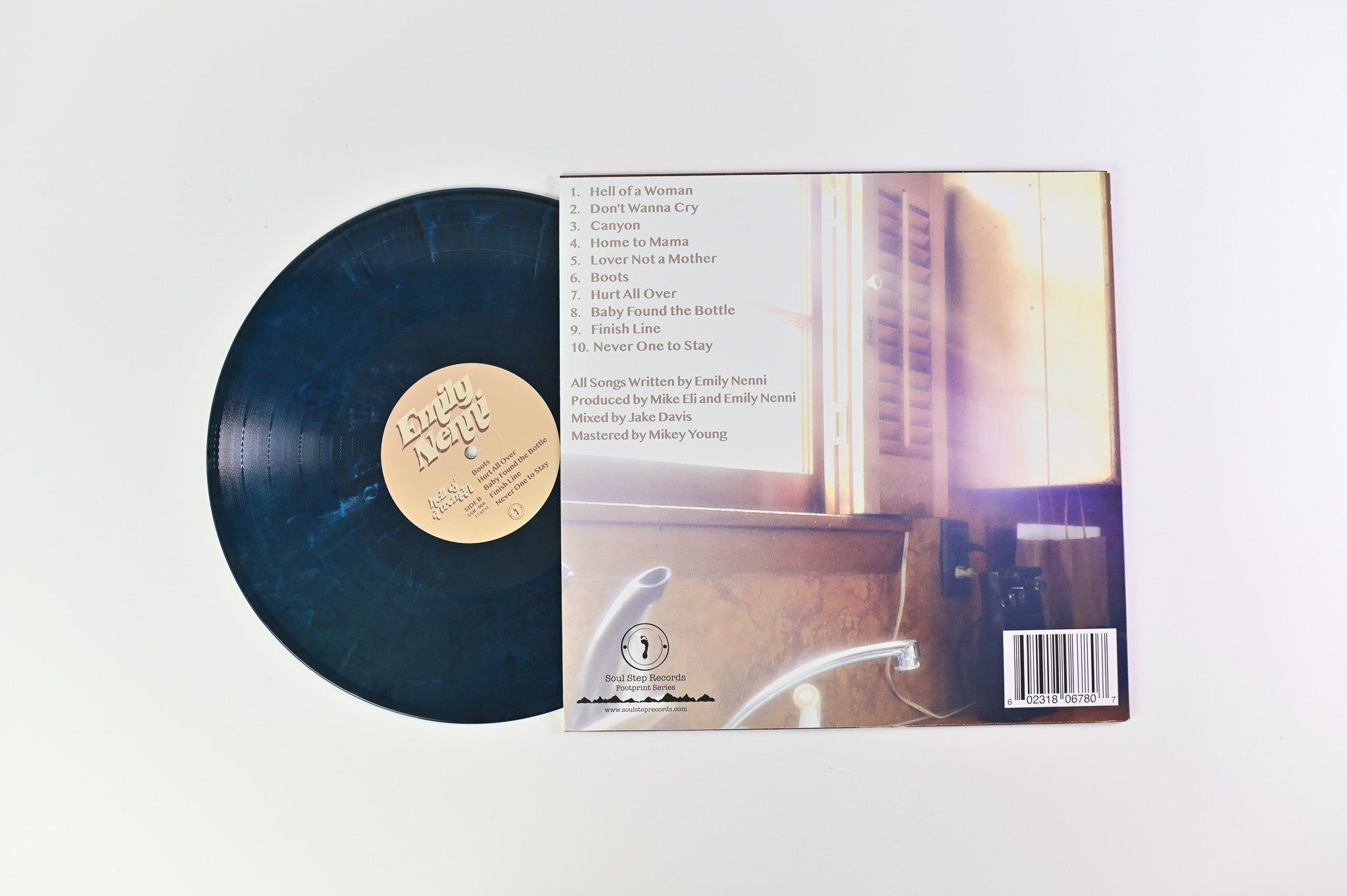 Emily Nenni - Hell Of A Woman on Soul Step Ltd Blue Jean Vinyl