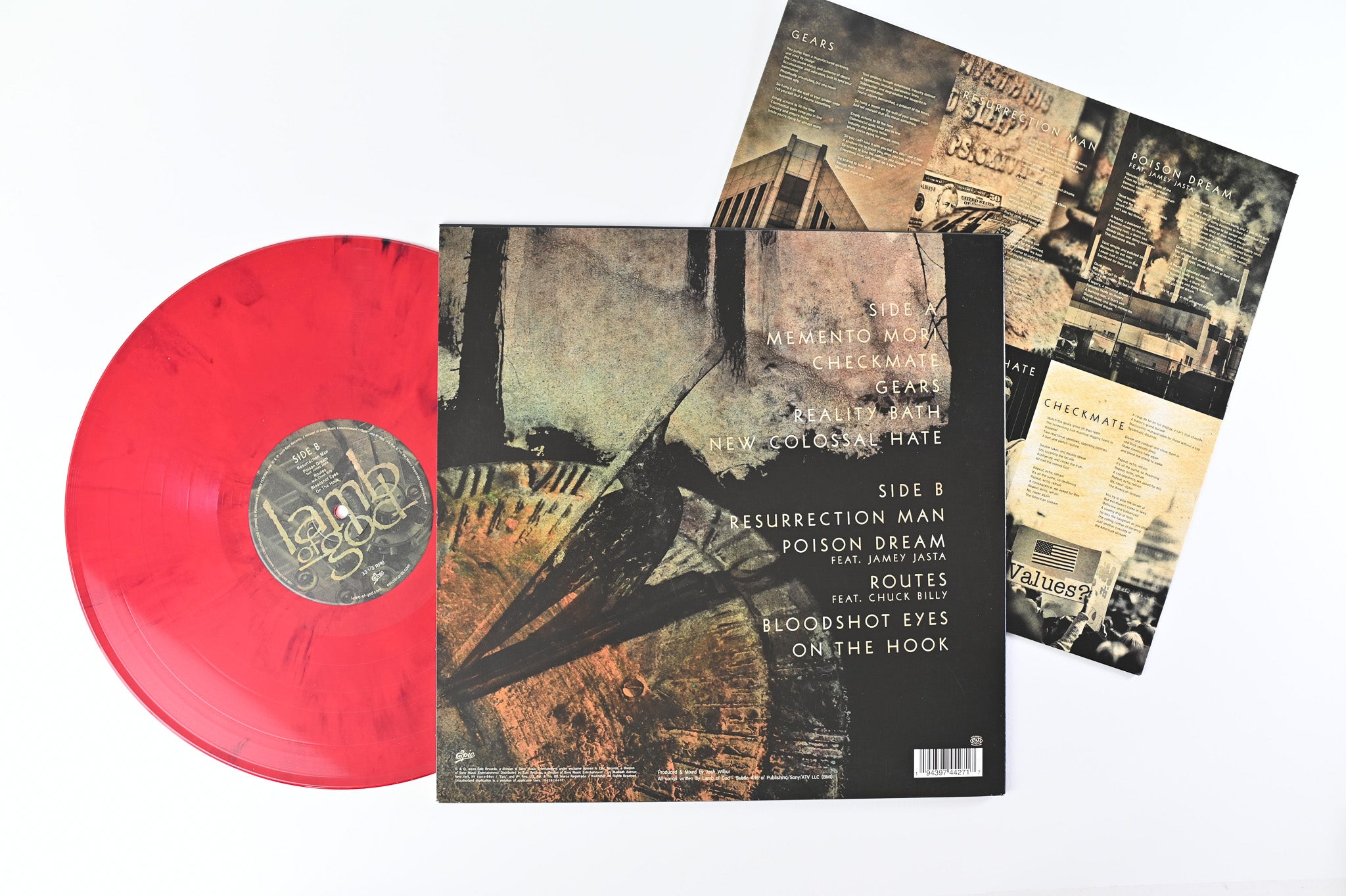 Lamb Of God - Lamb Of God on Epic - Red Vinyl