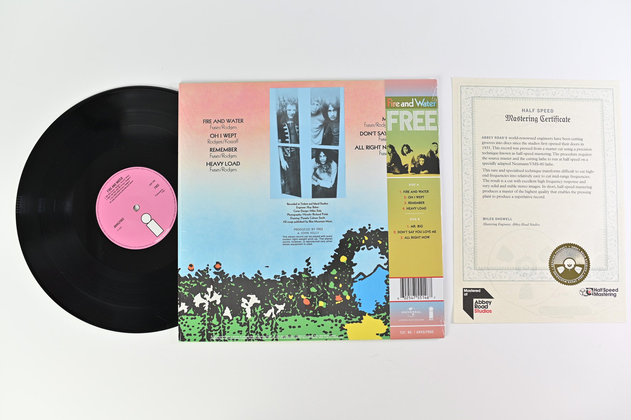 Free - Fire And Water on Island Ltd Half Speed Mastered Reissue