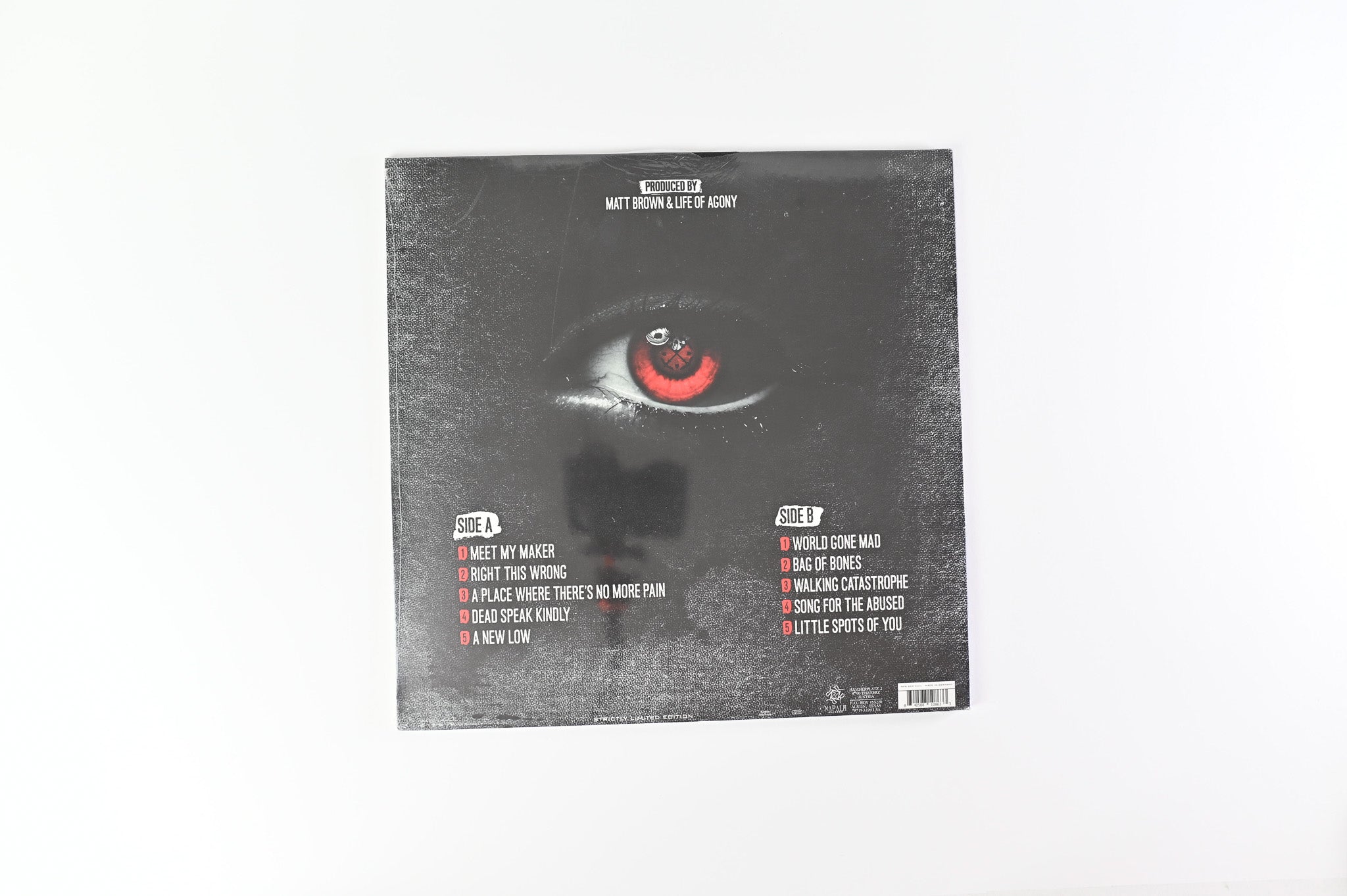 Life Of Agony - A Place Where There's No More Pain on Napalm Records - Sealed