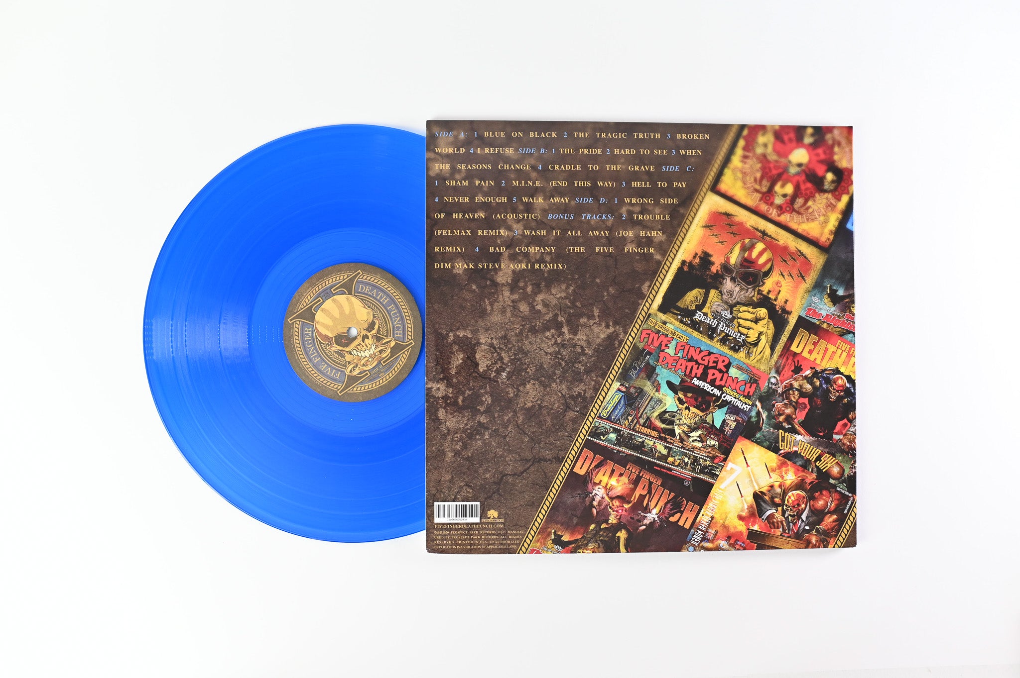 Five Finger Death Punch - A Decade Of Destruction Volume 2 on Prospect Park - Blue Vinyl