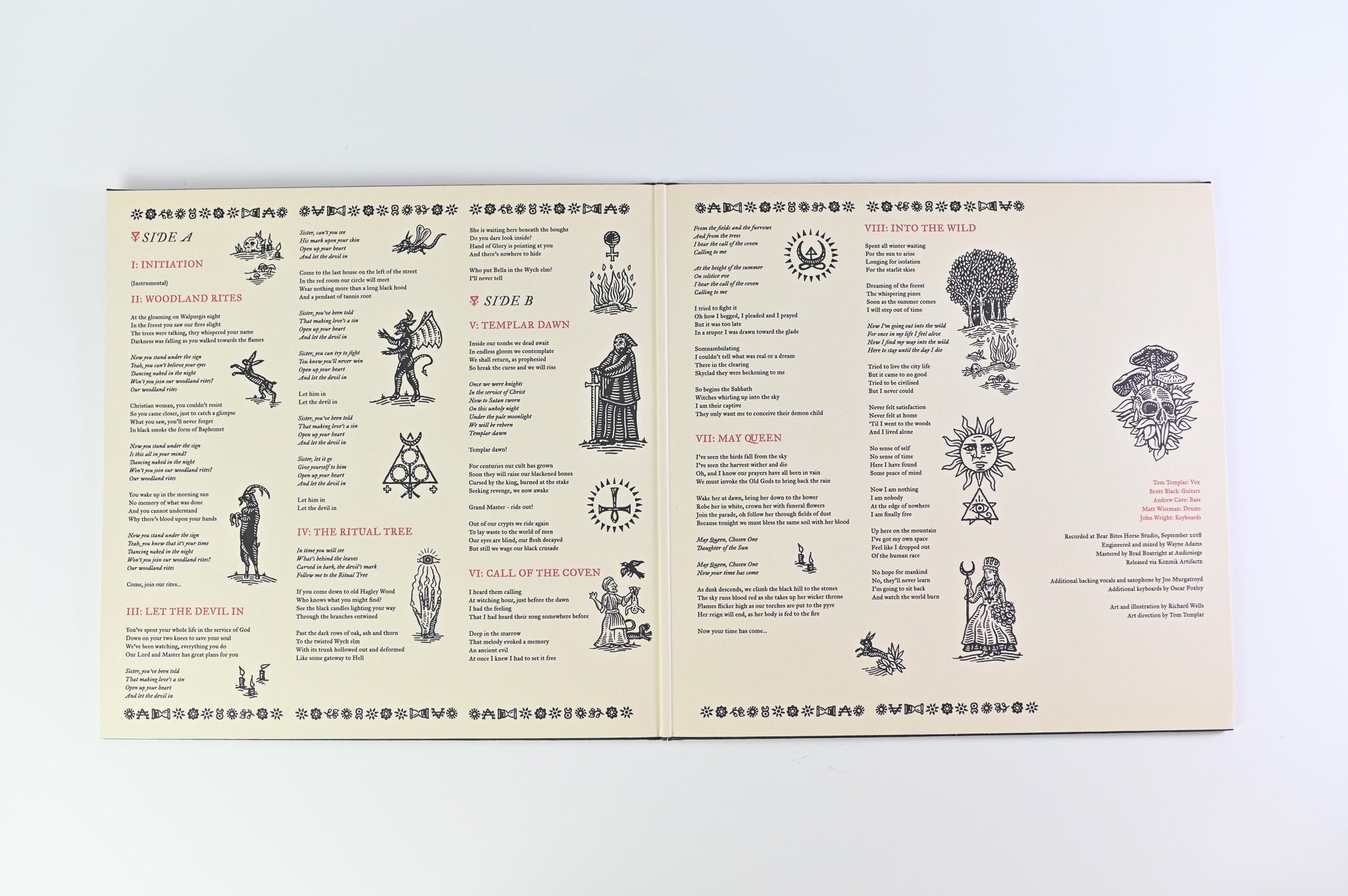 Green Lung - Woodland Rites on Ltd Red Vinyl Reissue