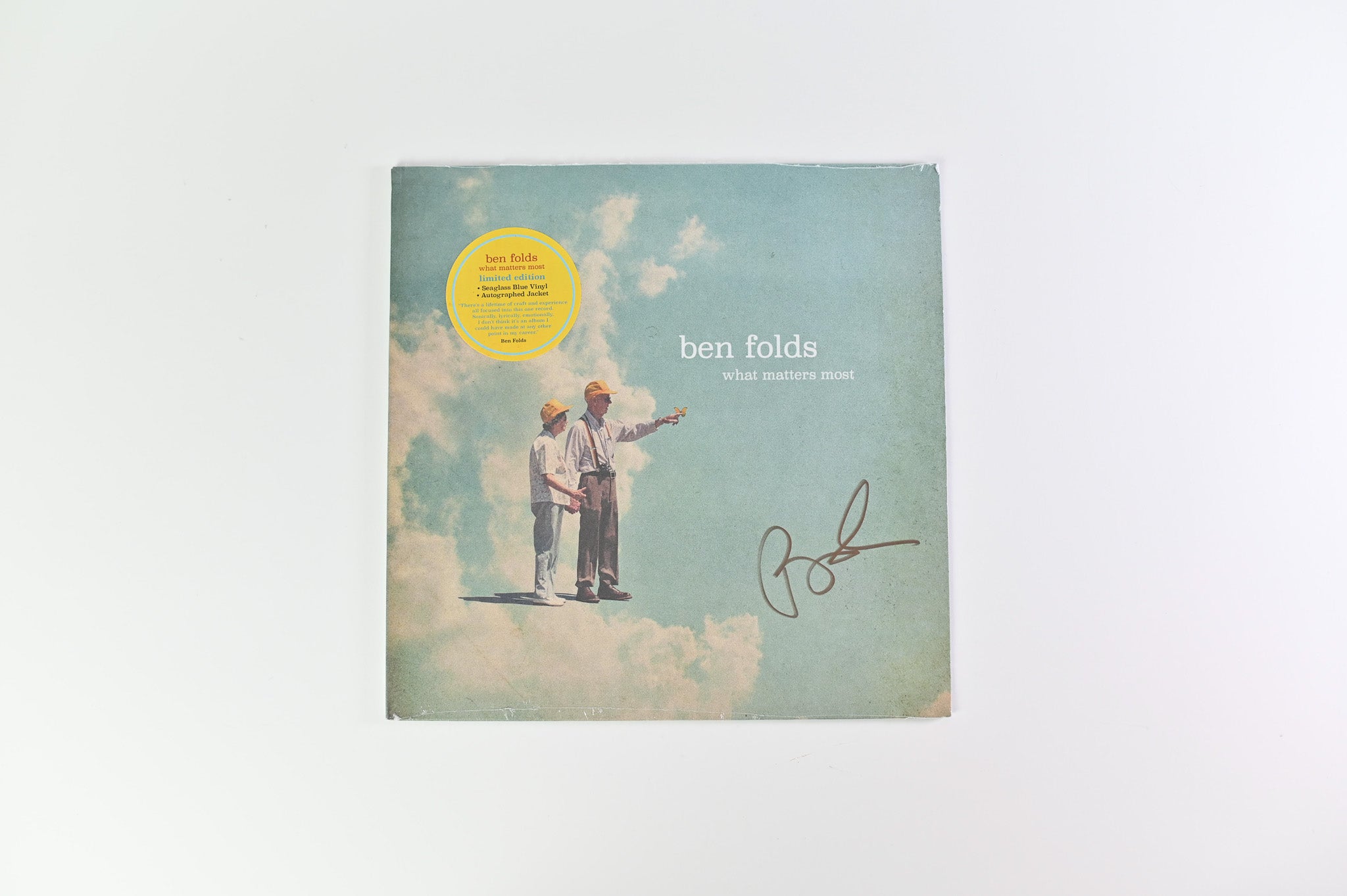 Ben Folds - What Matters Most on New West Ltd Seaglass Blue Sealed