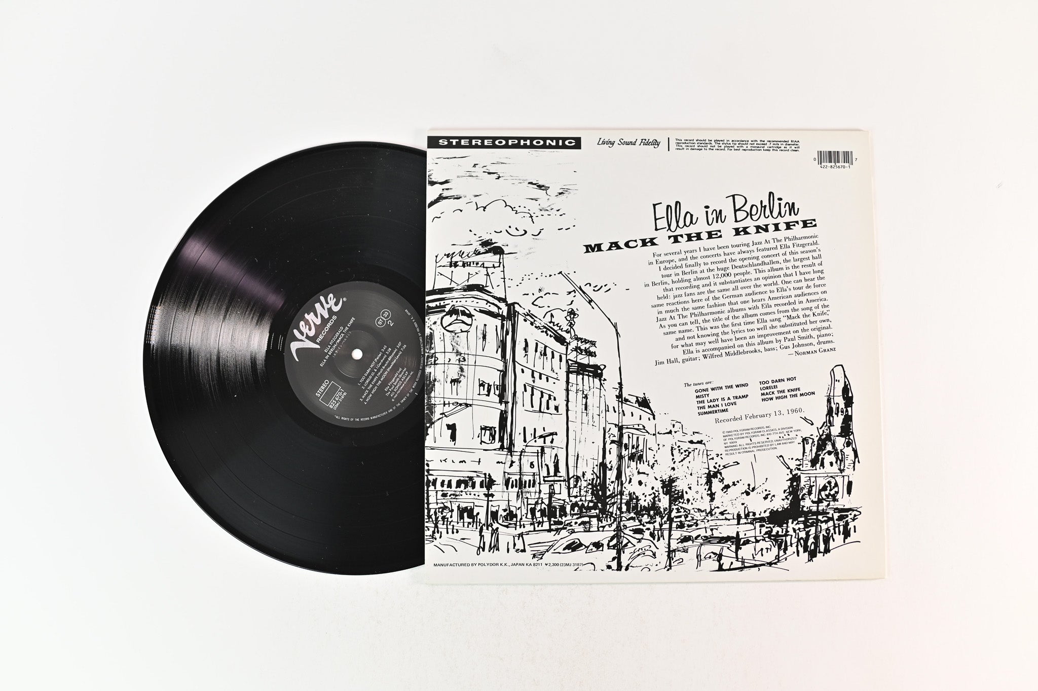 Ella Fitzgerald - Mack The Knife - Ella In Berlin on Verve Records Japanese pressing