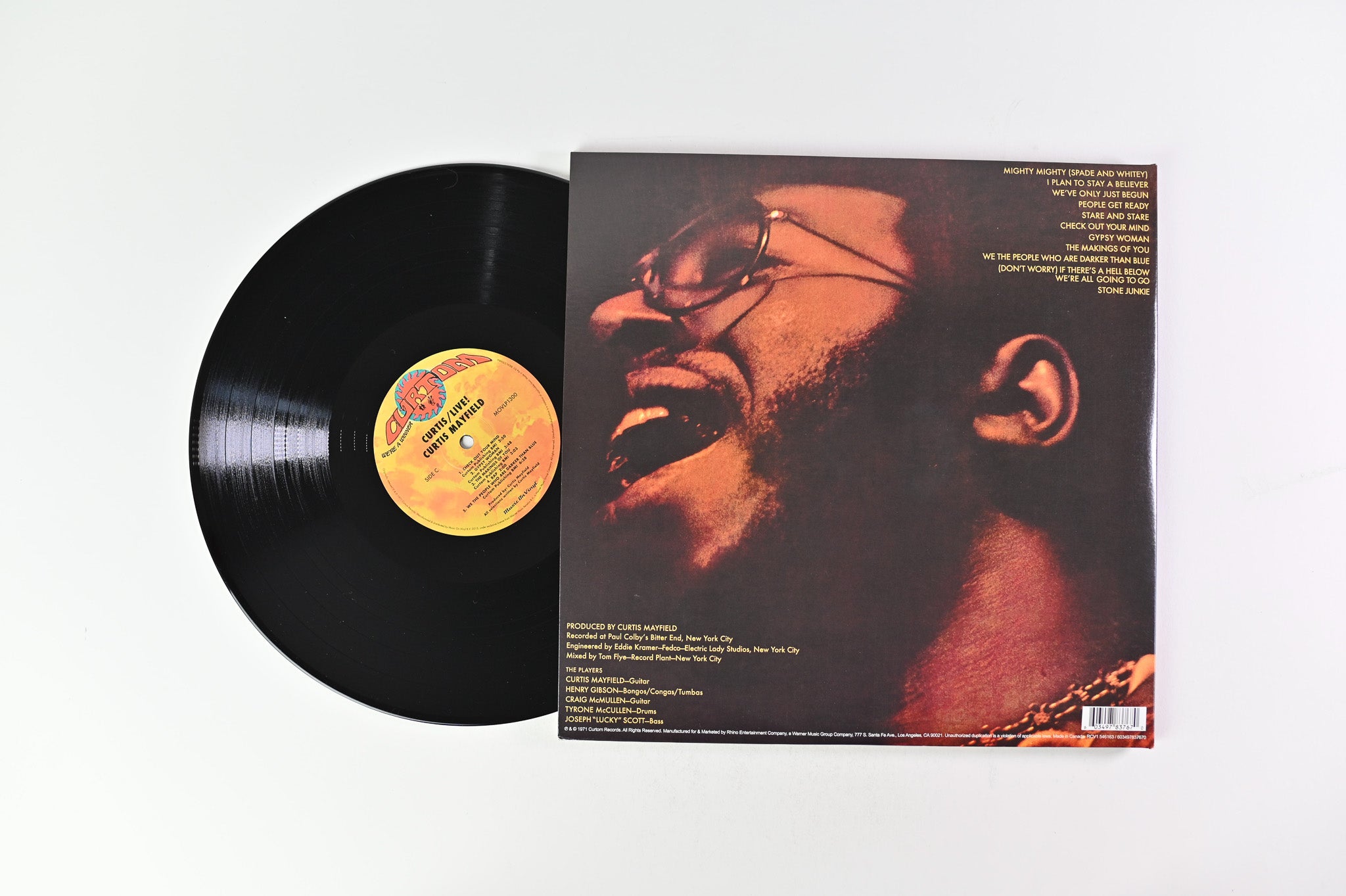 Curtis Mayfield - Curtis / Live! on Music on Vinyl Reissue