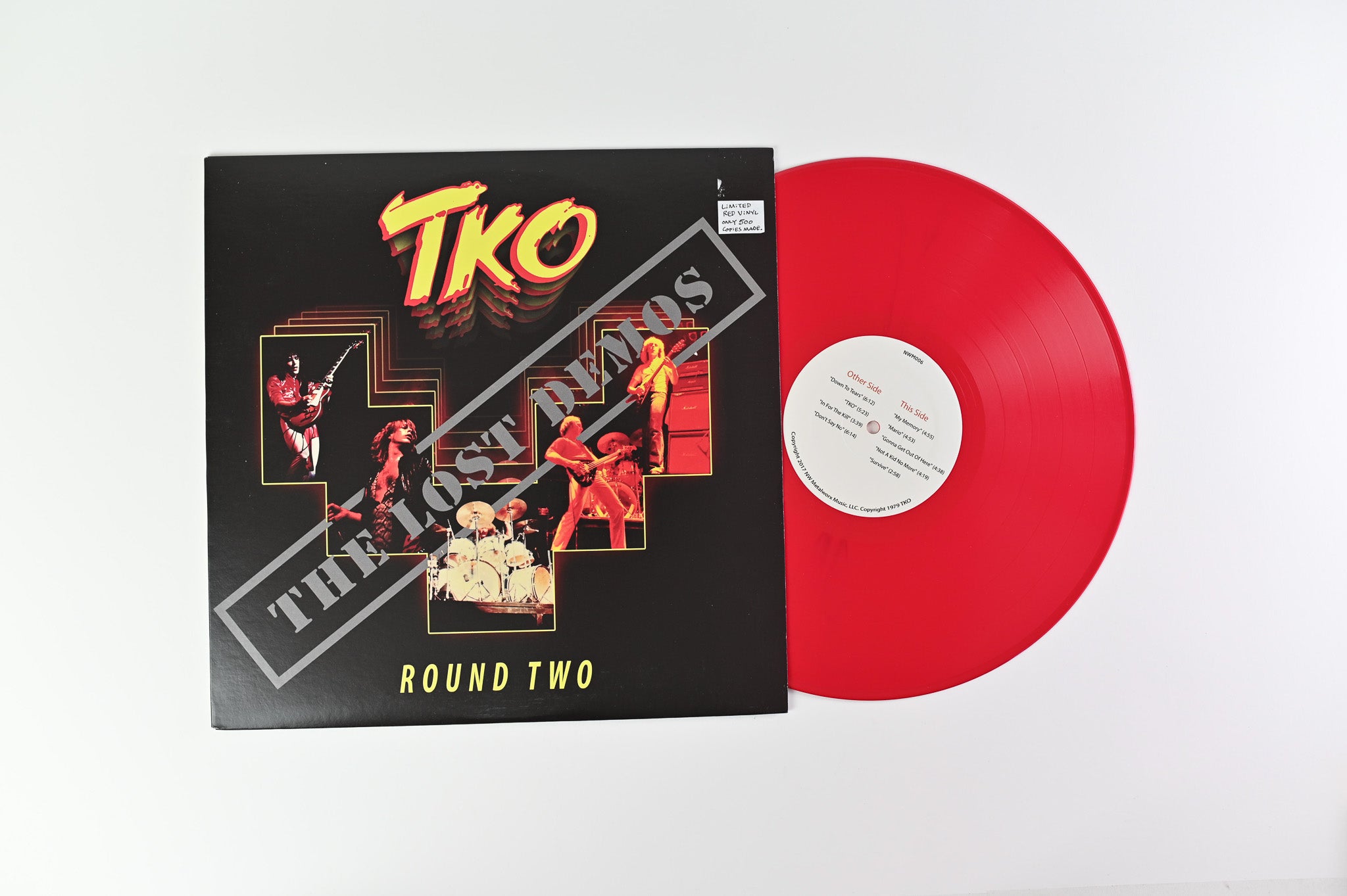 TKO - Round Two: The Lost Demos on NW Metalworx Music - Red Vinyl