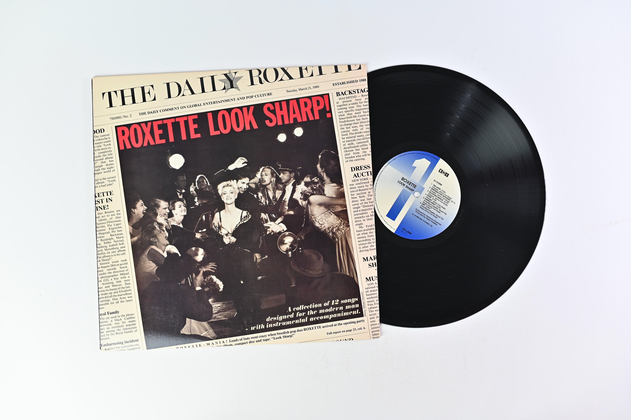 Roxette - Look Sharp! on EMI USA