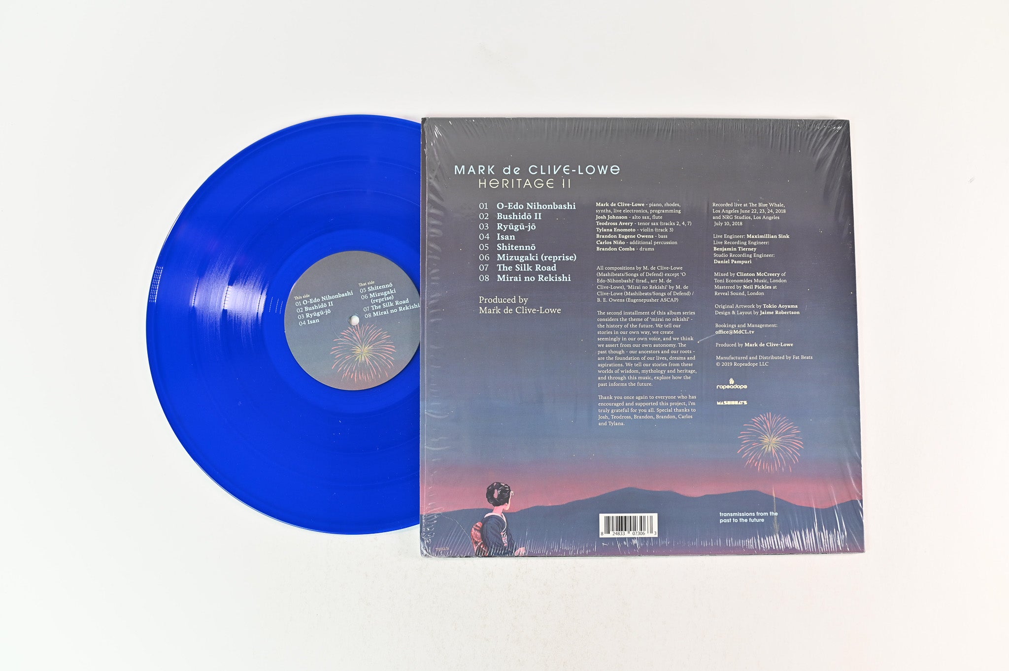 Mark De Clive-Lowe - Heritage II on Ropeadope Records / Mashibeats - Blue Vinyl