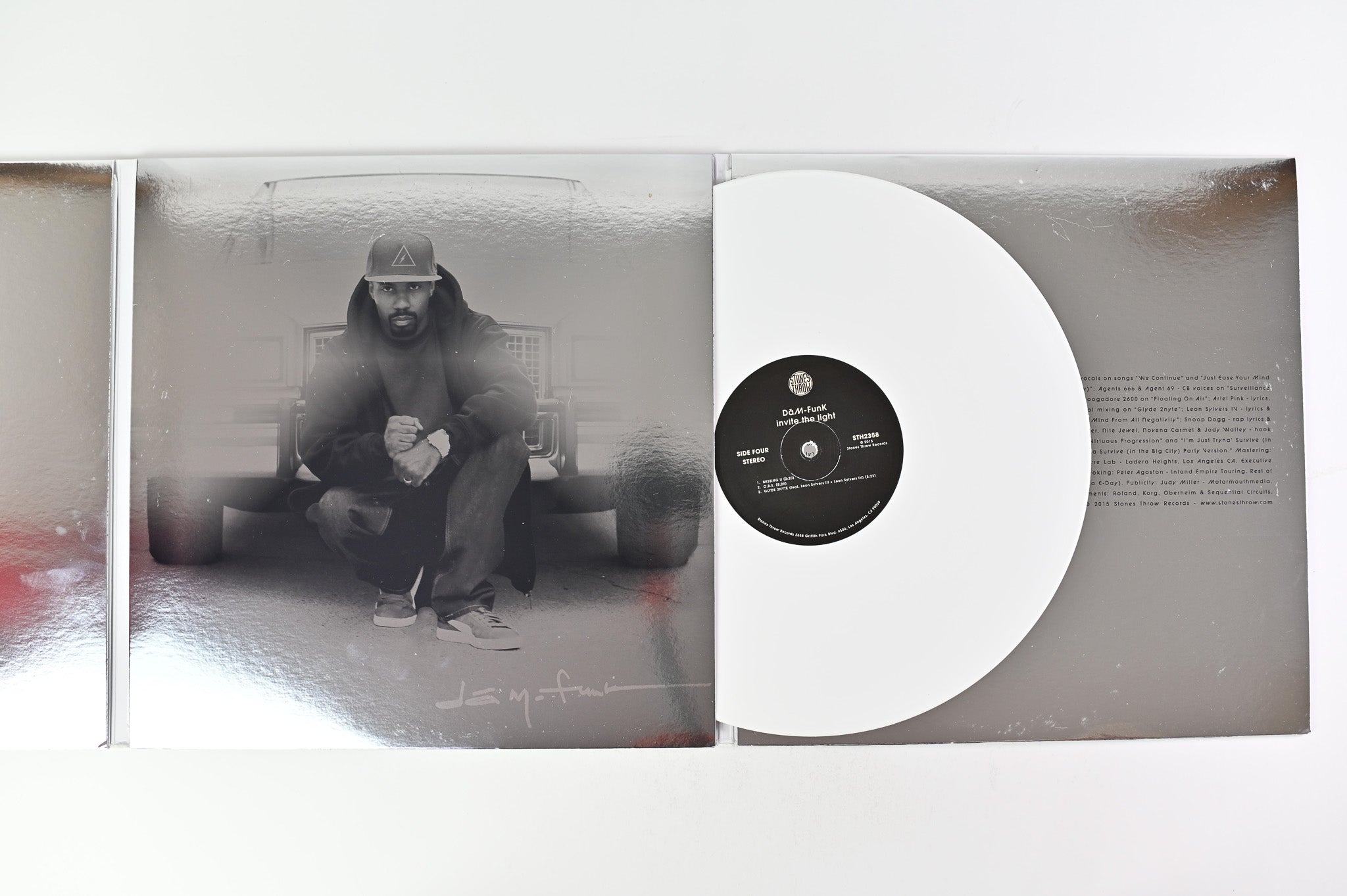 Dam-Funk - Invite The Light on Stones Throw White Vinyl