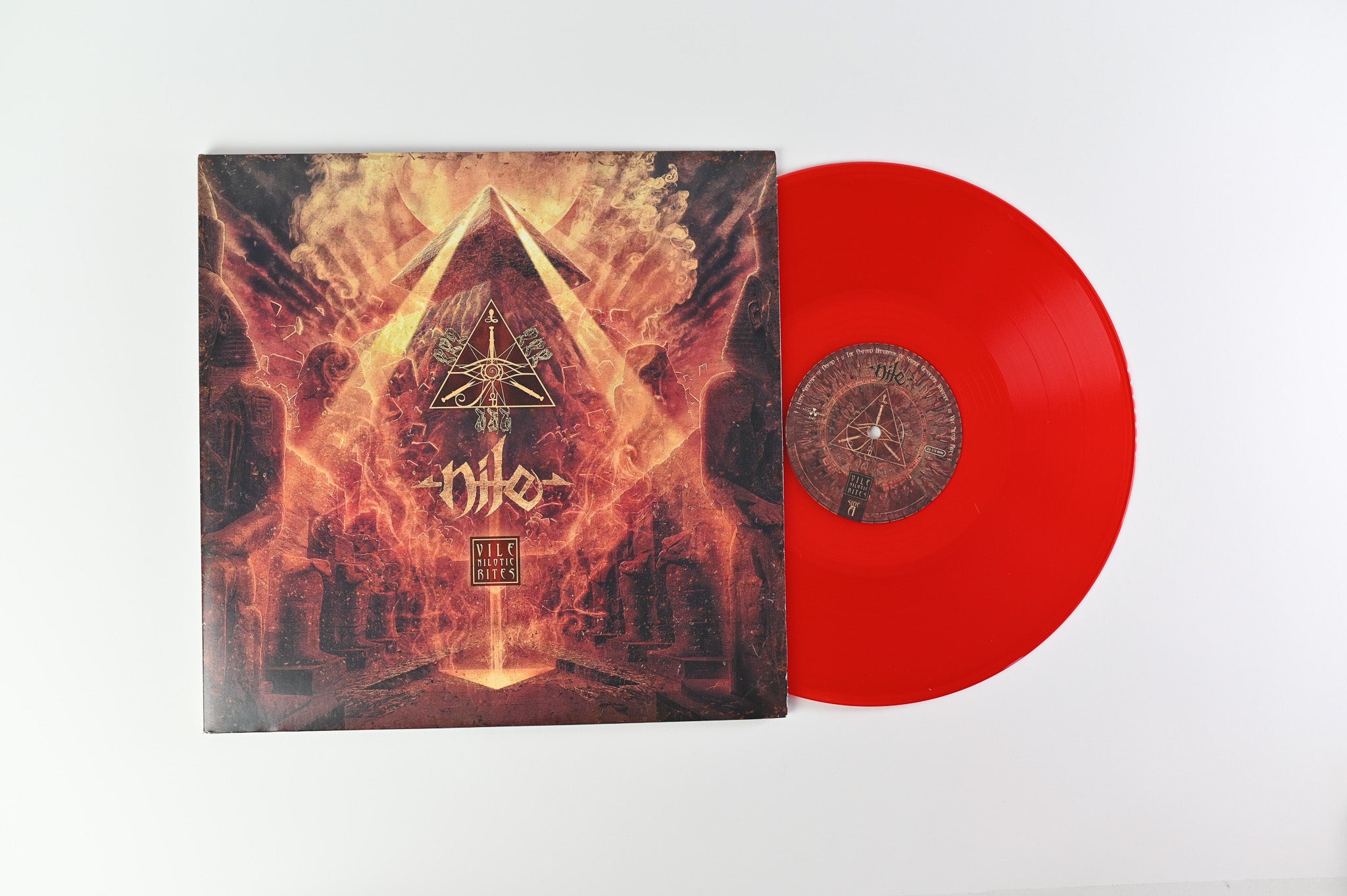 Nile - Vile Nilotic Rites on Nuclear Blast - Red Vinyl