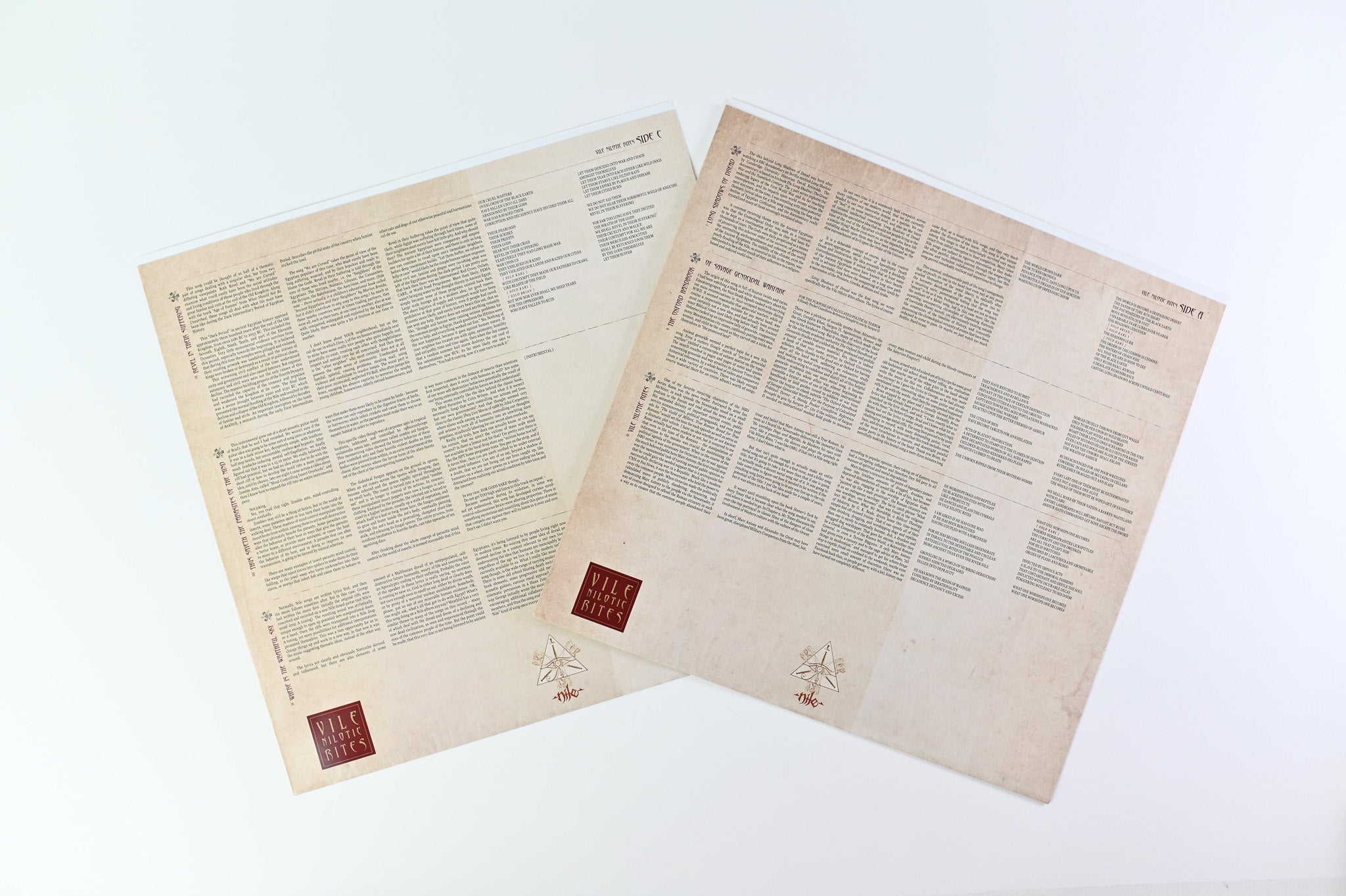 Nile - Vile Nilotic Rites on Nuclear Blast - Red Vinyl