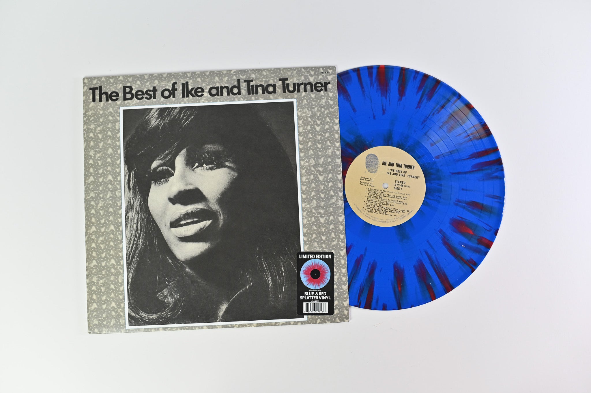 Ike & Tina Turner - The Best Of Ike And Tina Turner on Blue Thumb Records - Splatter Vinyl