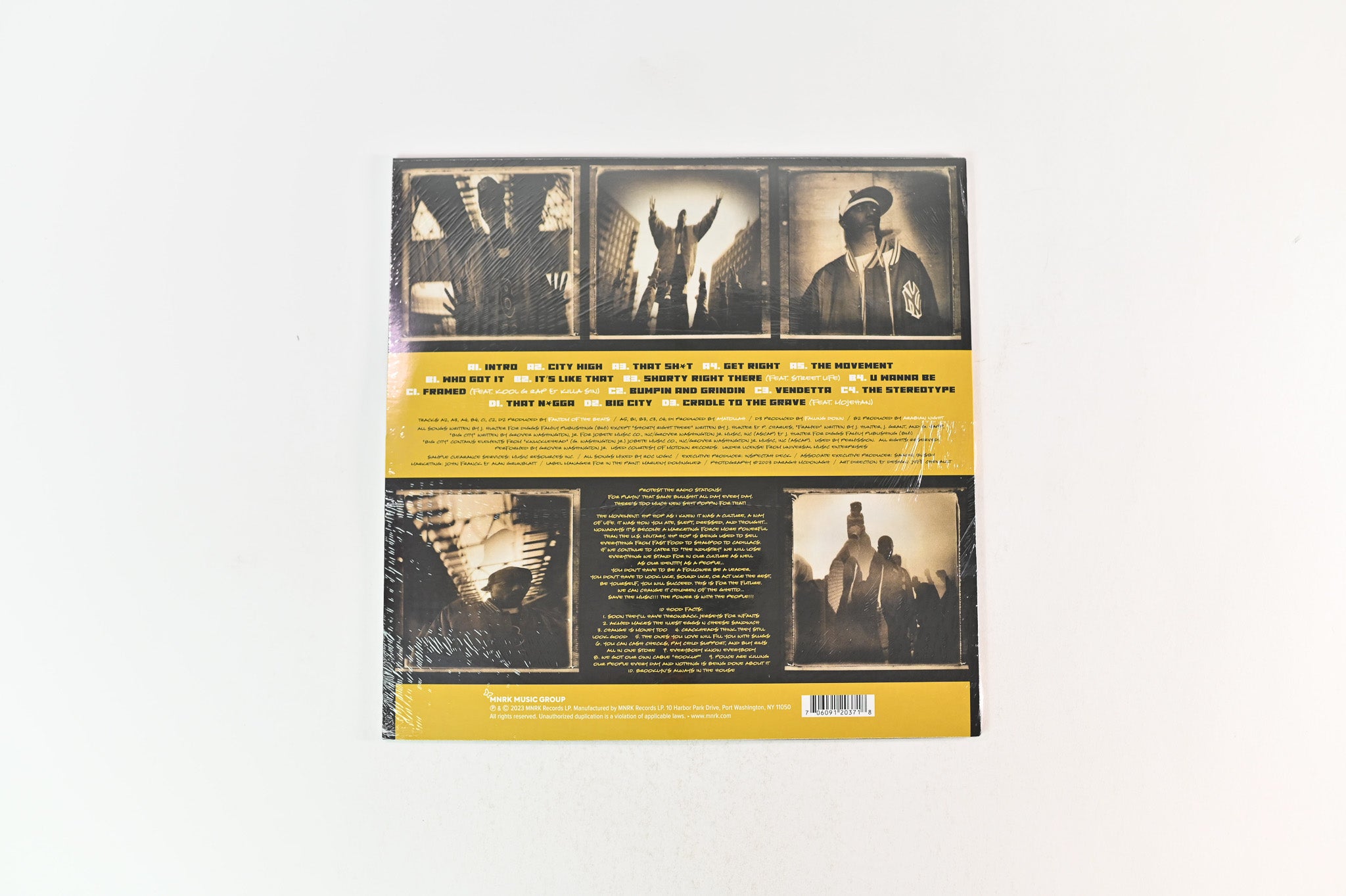 Inspectah Deck - The Movement on MNRK Music Group - Black Ice Vinyl Sealed