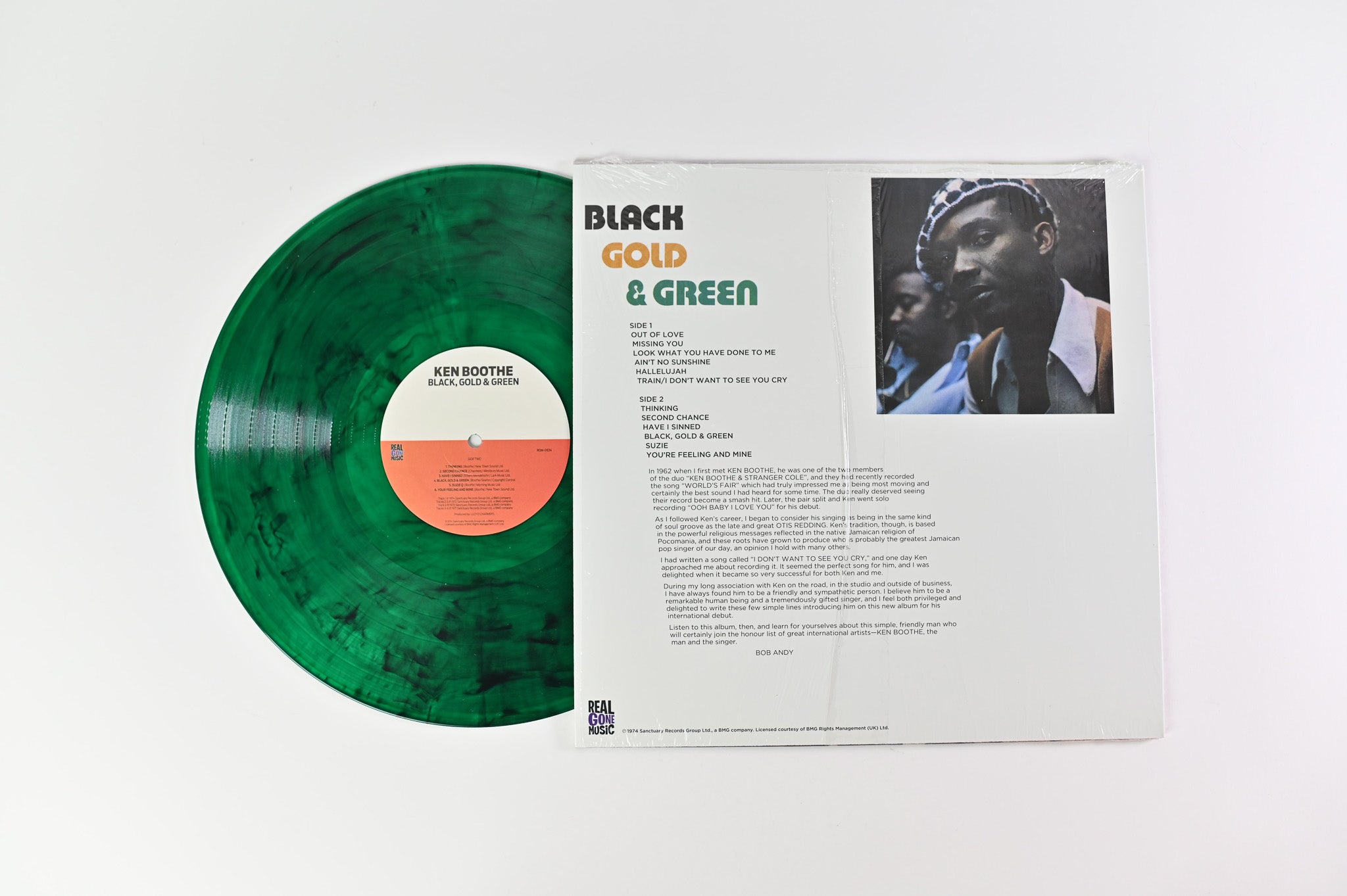 Ken Boothe - Black Gold & Green on Real Gone Music - Black & Green Colored Vinyl