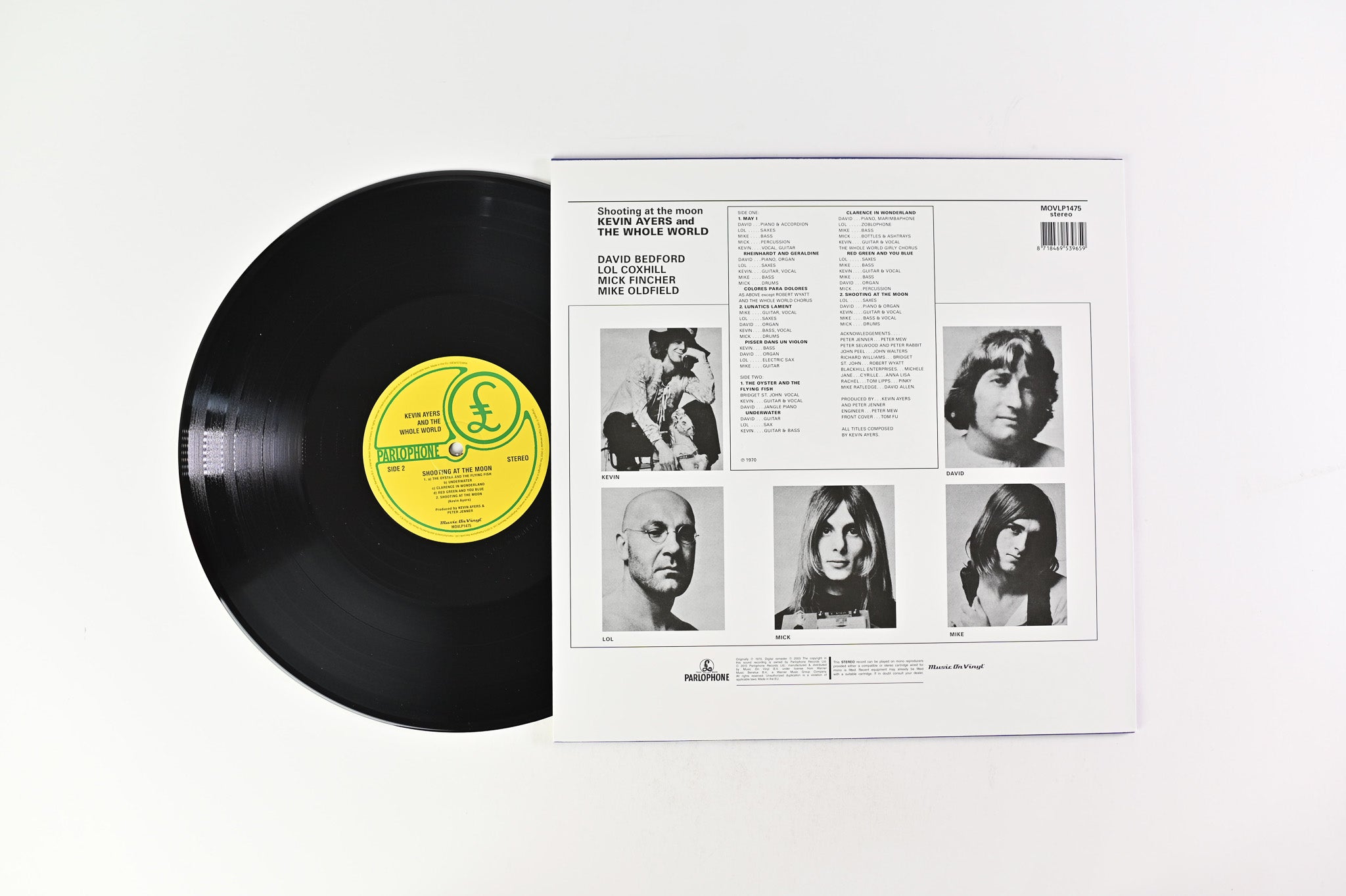 Kevin Ayers and The Whole World - Shooting At The Moon on Music on Vinyl Reissue