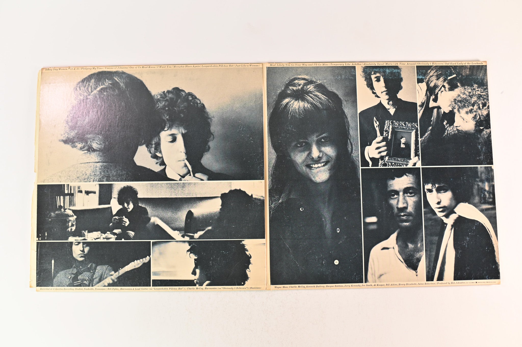 Bob Dylan - Blonde On Blonde on Columbia - Mono 2-eye