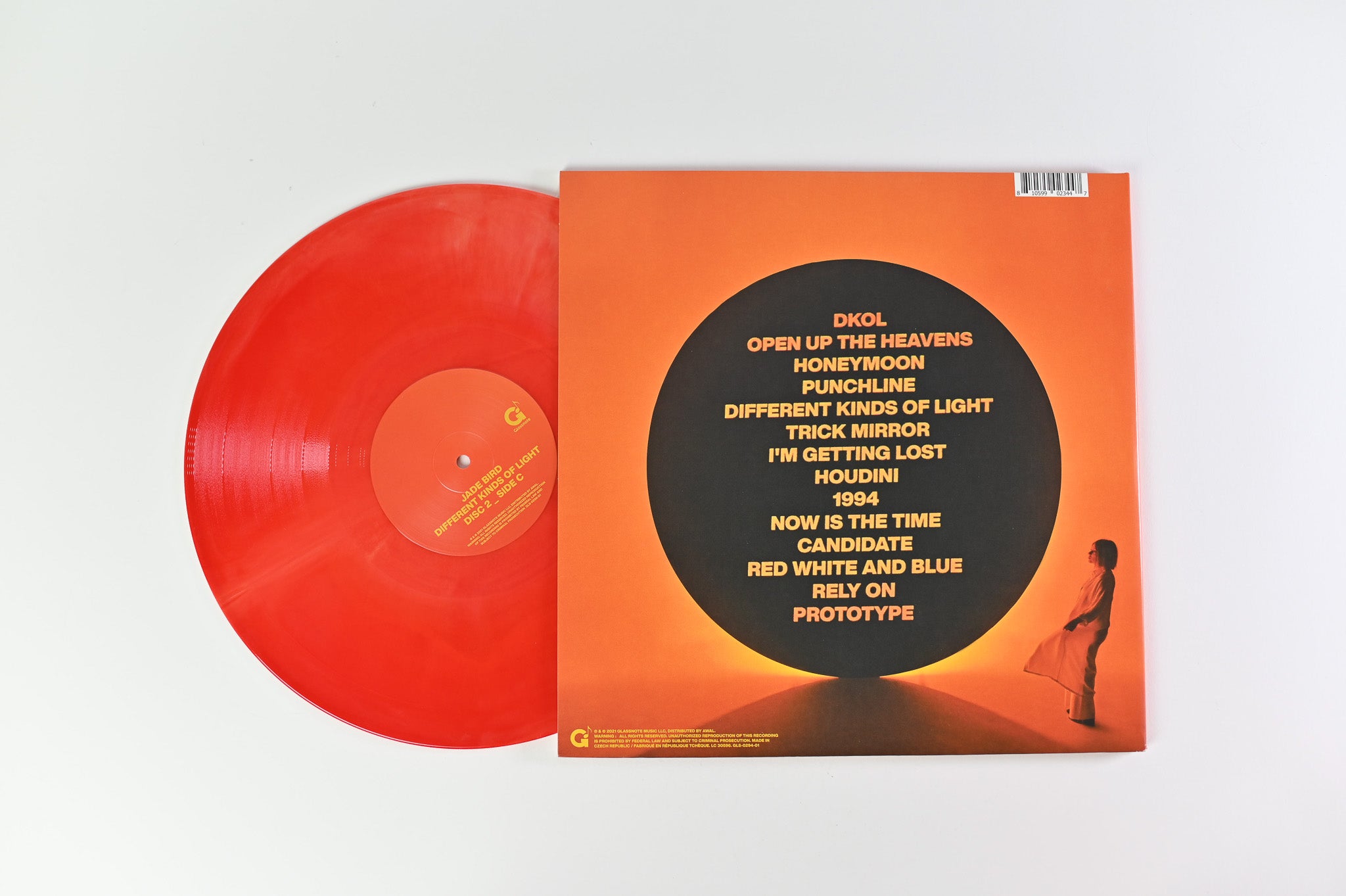 Jade Bird - Different Kinds Of Light on Glassnote - Orange Vinyl
